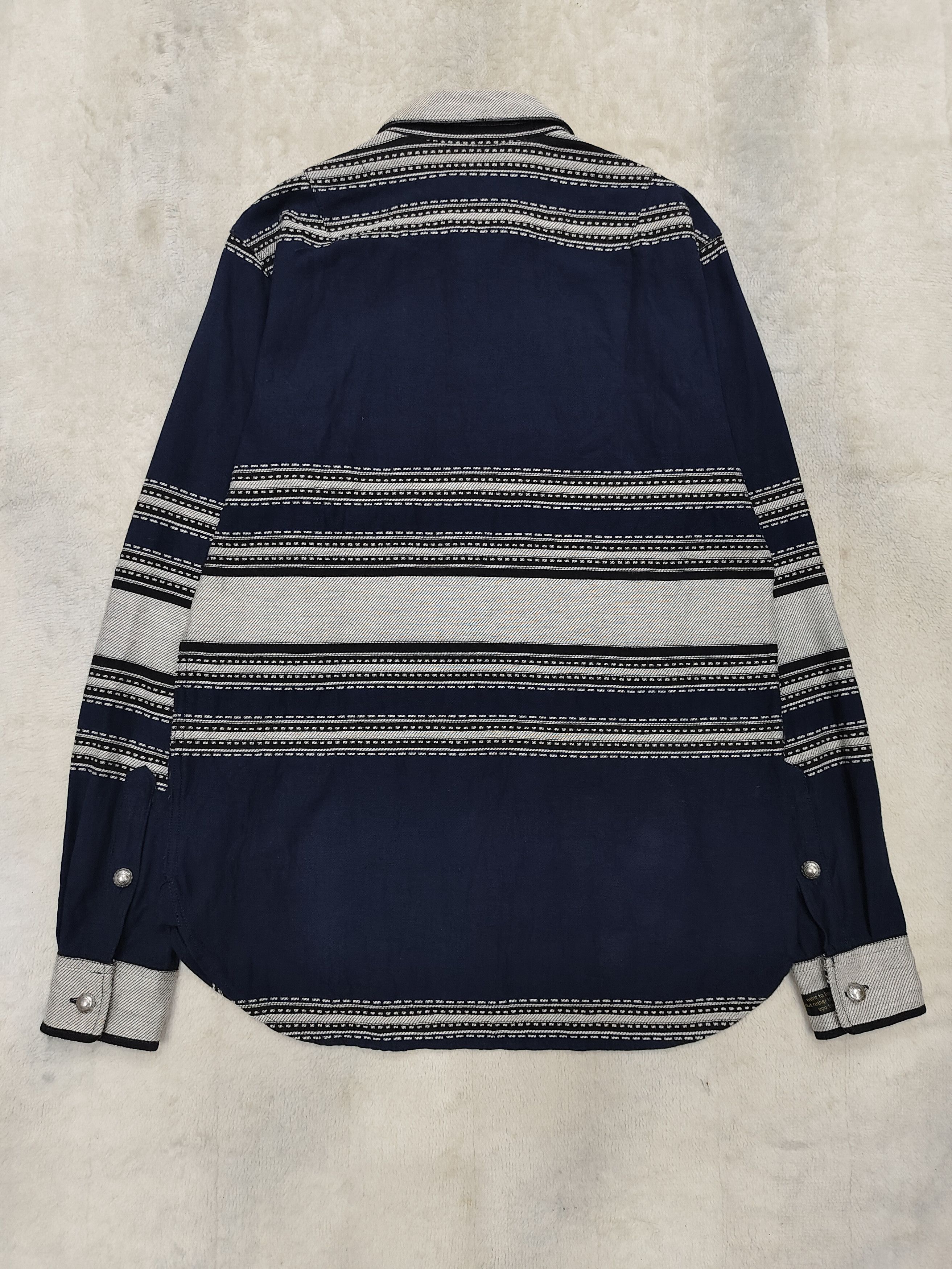 Ego Tripping 🇯🇵 Ego Tripping 🇯🇵 Striped Rugged Flannel Shirt Size US M / EU 48-50 / 2 - 4 Thumbnail