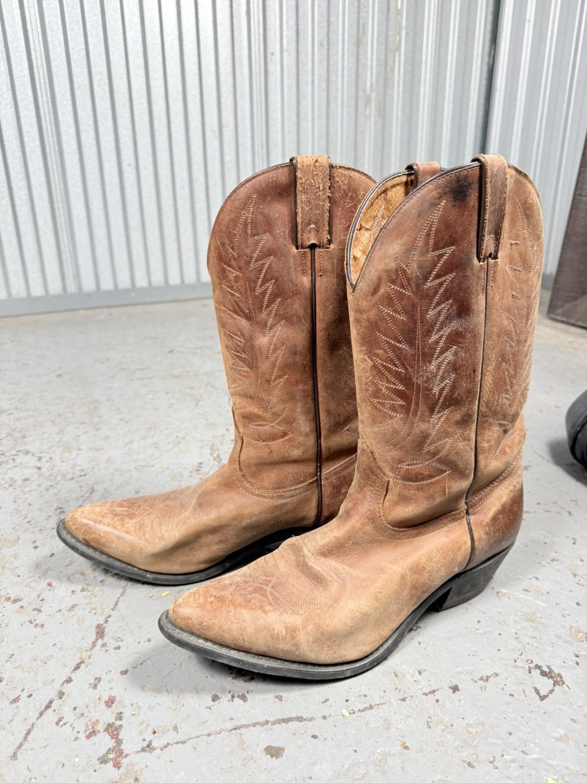 Other Vintage 90s Golden Rebel Made In Canada Cowhide Cowboy Boots Size US 9.5 / EU 42-43 - 7 Thumbnail