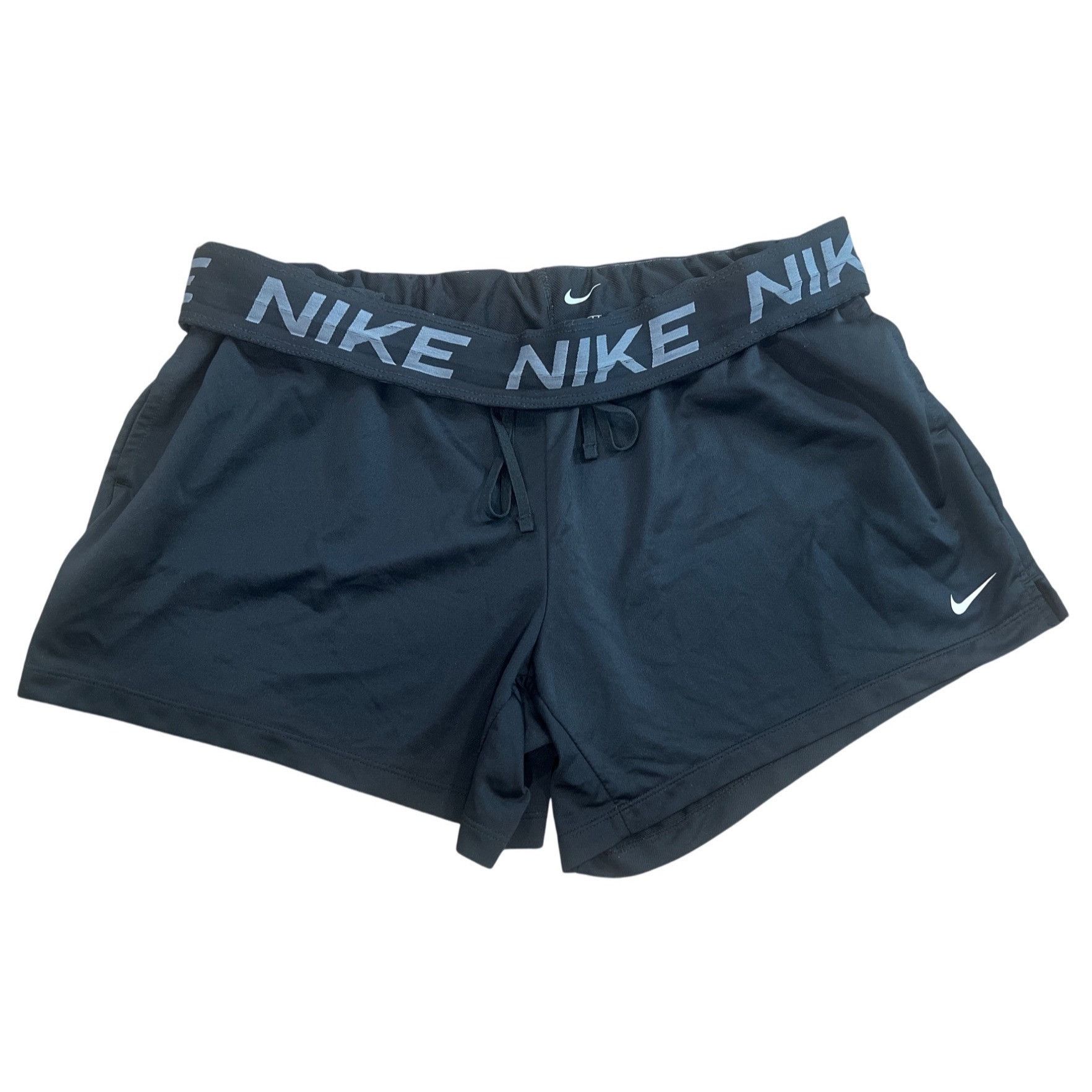 Nike NIKE Dri-Fit Women's Black Athletic Shorts Size L Size 36" / US 14 / IT 50 - 1 Thumbnail