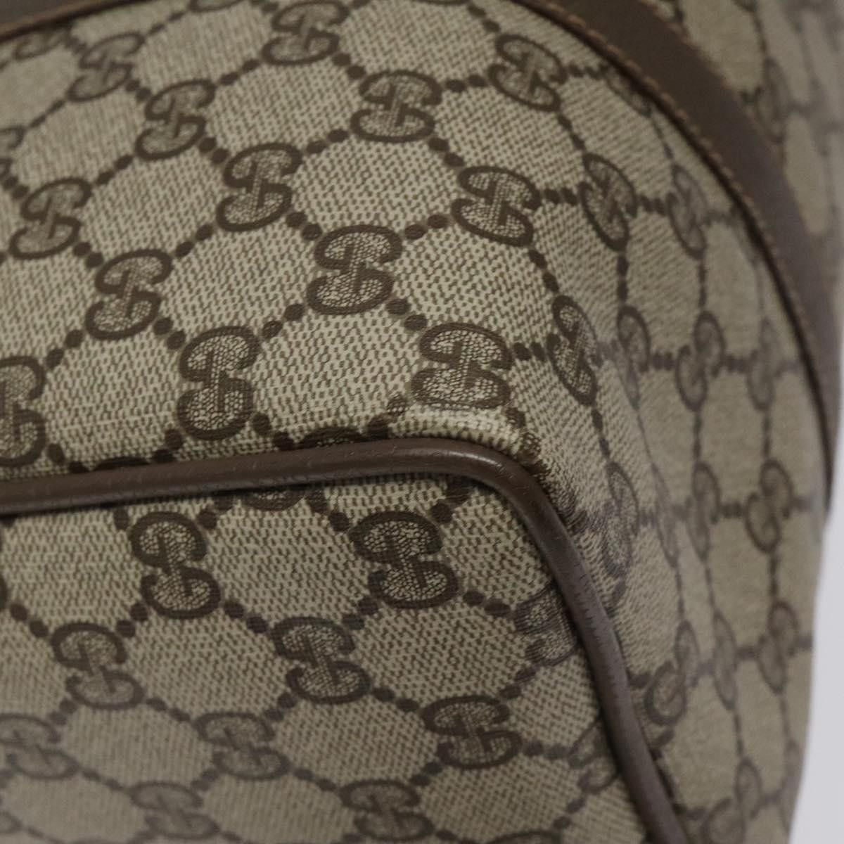 Gucci GUCCI GG Supreme Web Sherry Line Hand Bag Pvc Leather Beige Size ONE SIZE - 13 Thumbnail