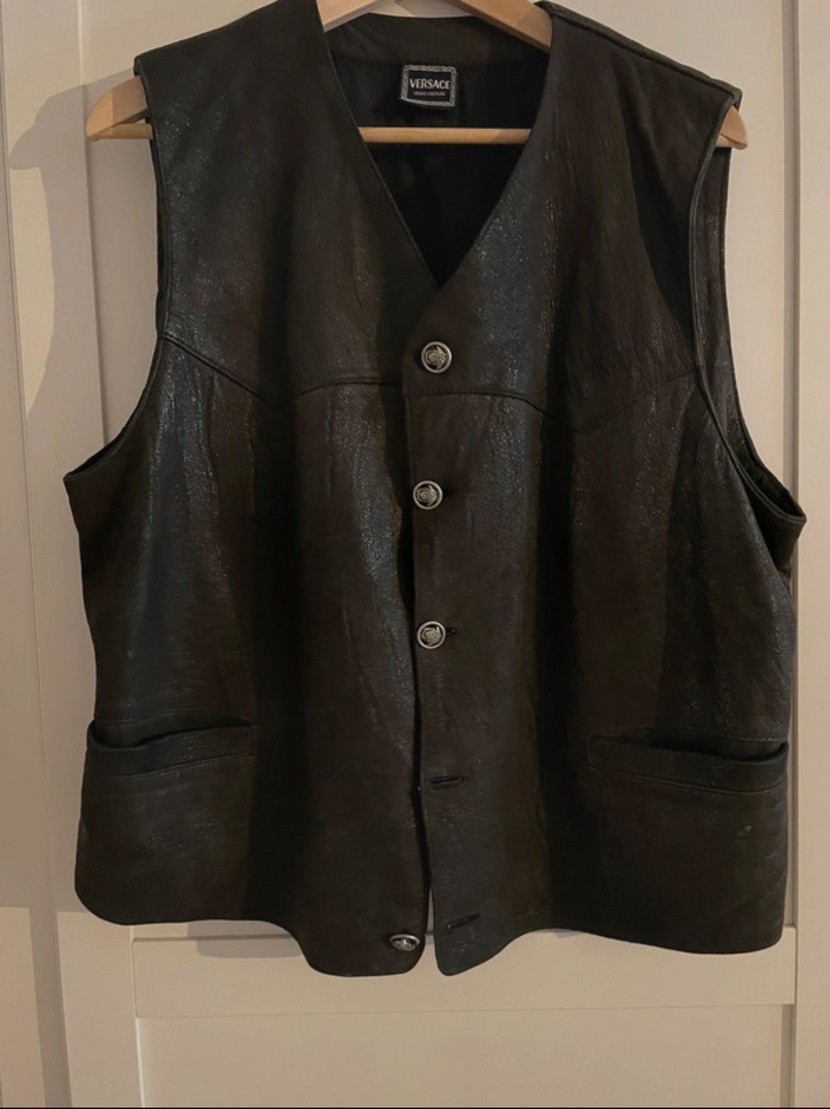 Versace Vintage Versace Vest Size 48L - 1 Thumbnail