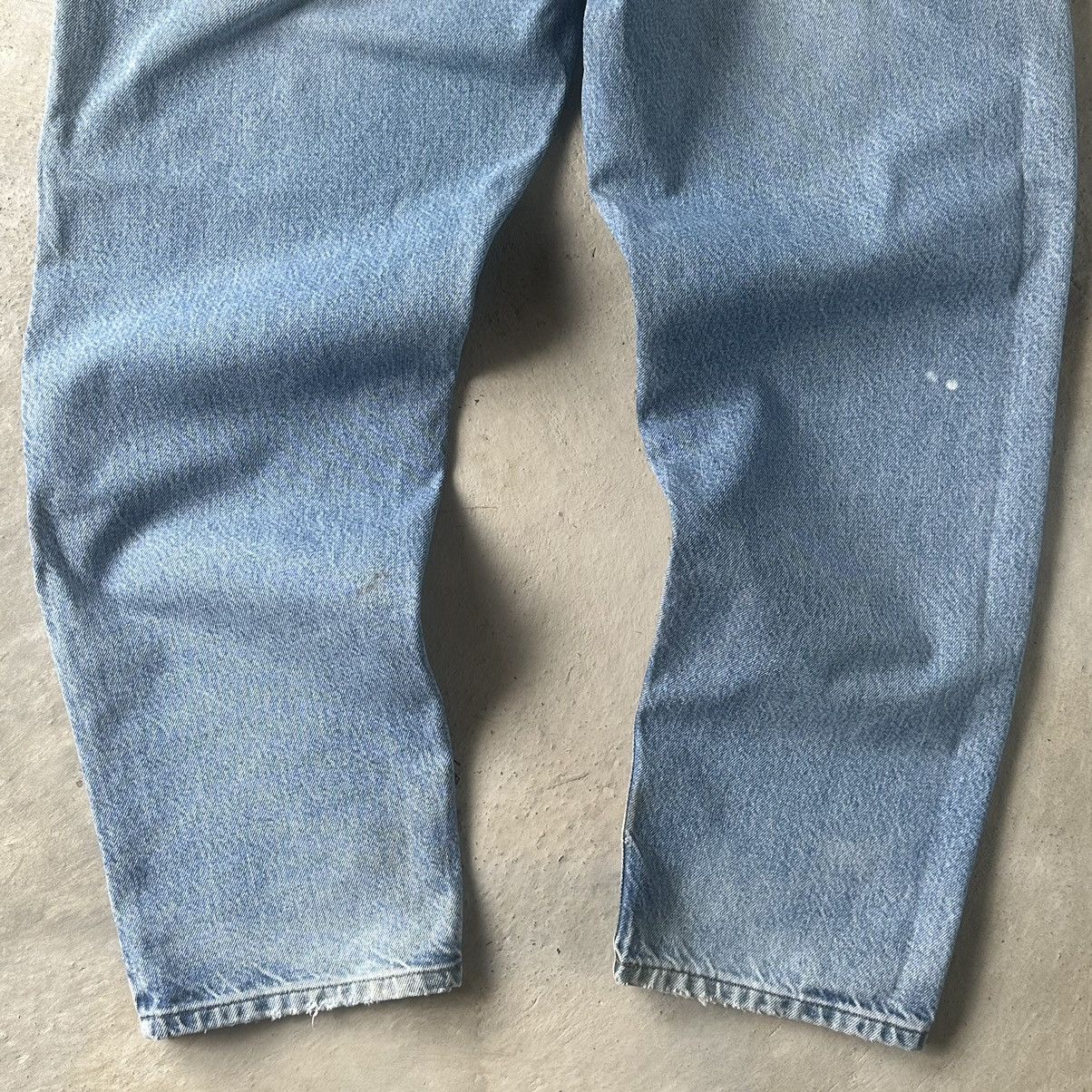Carhartt × Dickies (37x30) DISTRESSED CARHARTT BLUE JEANS Size US 37 - 7 Thumbnail