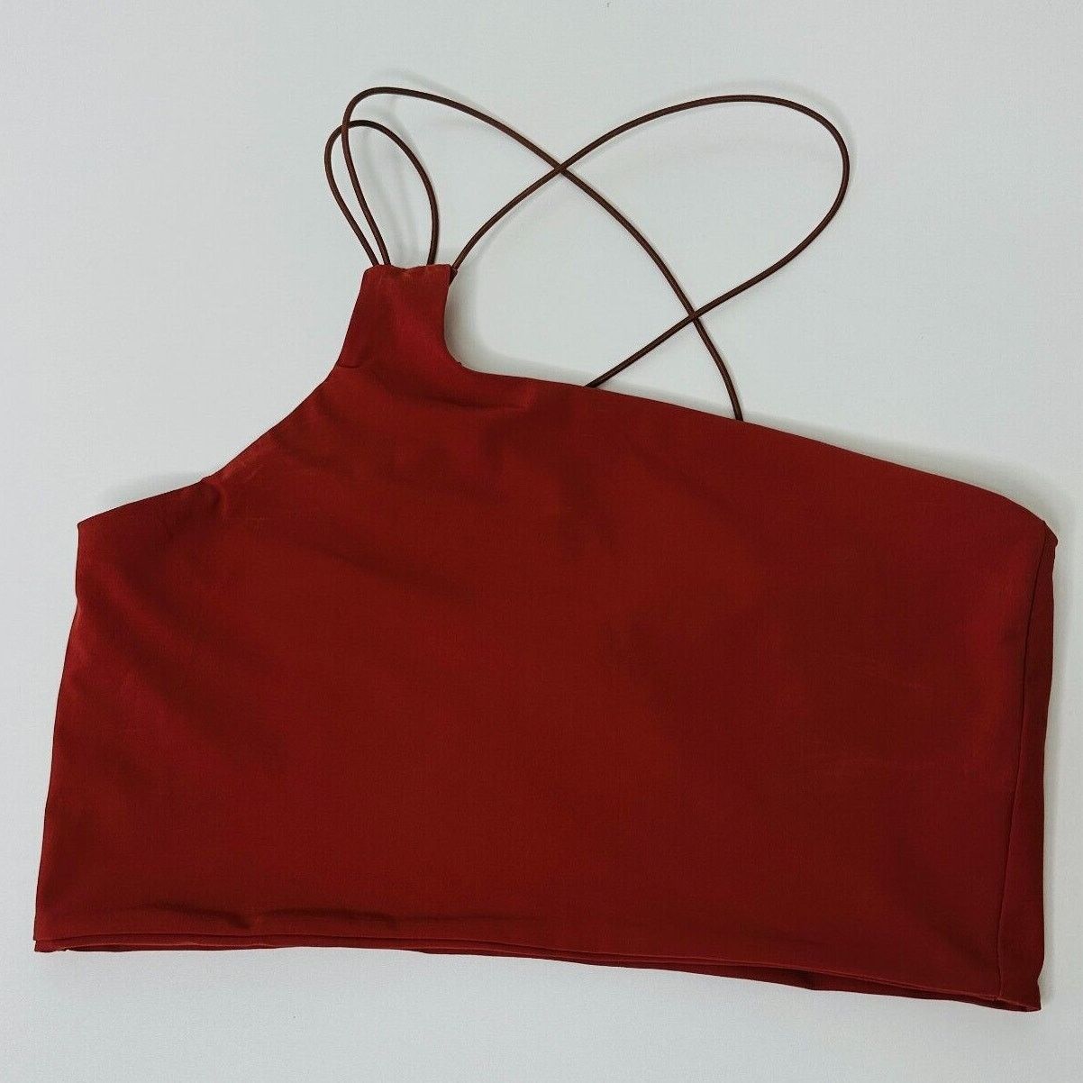 Other Alix NYC Rust Avon Asymmetrical Neckline One-Shoulder Crop S Size S / US 4 / IT 40 - 2 Thumbnail