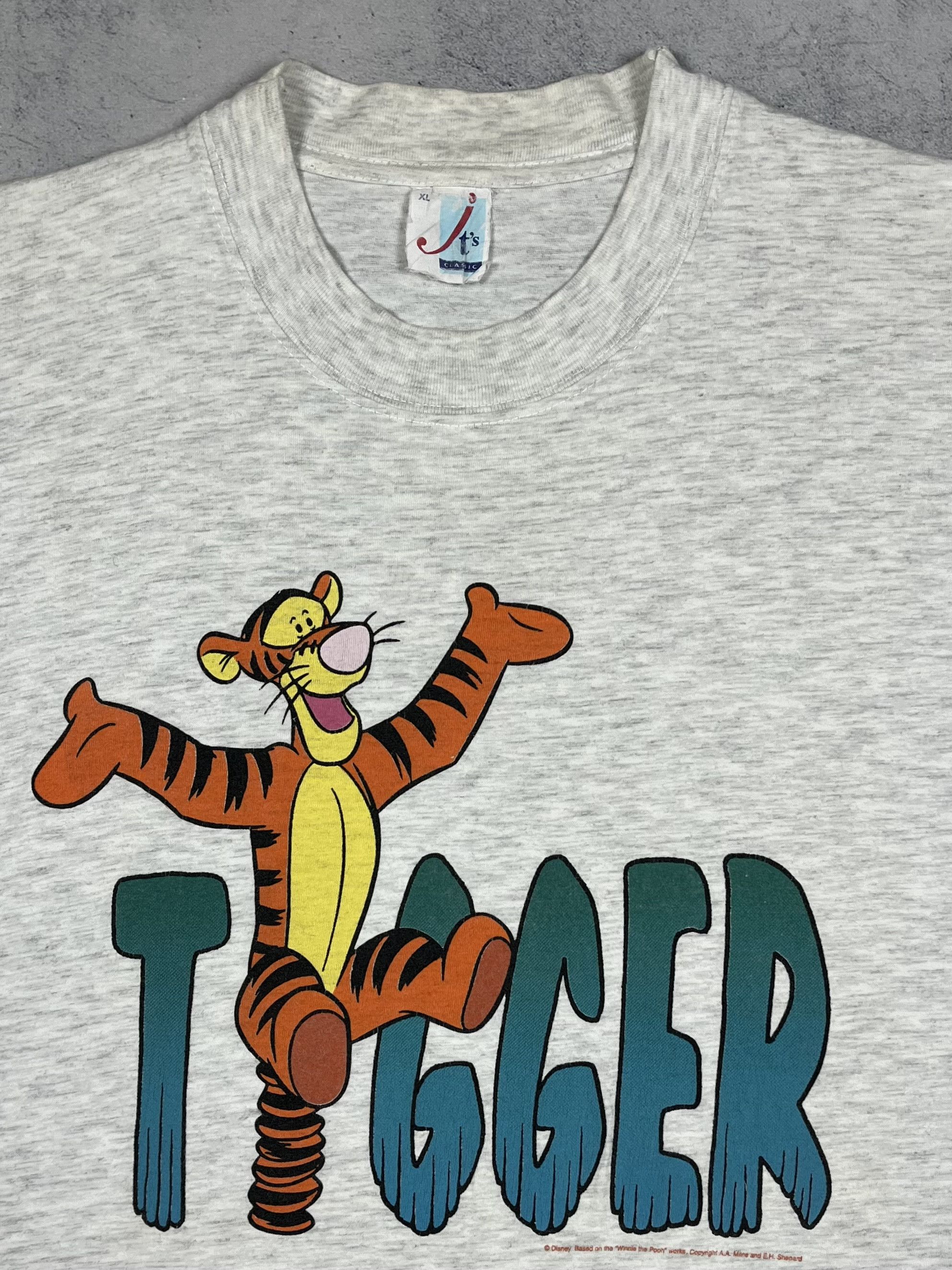 Disney Vintage Walt Disney Tigger Cartoon T Shirt 90’s Size US XL / EU 56 / 4 - 7 Thumbnail