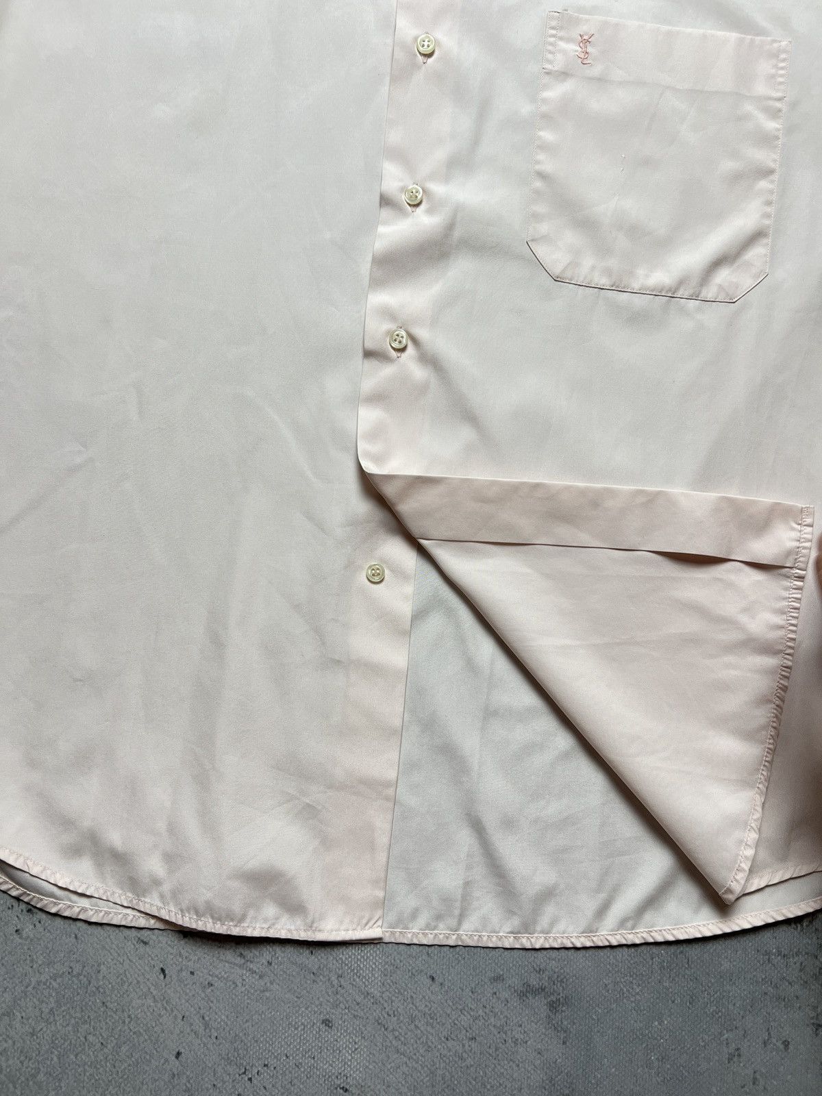 Yves Saint Laurent YSL Shirt Cotton Yves Saint Laurent Summer Shirtsleeve 90s Size US XXL / EU 58 / 5 - 14 Thumbnail