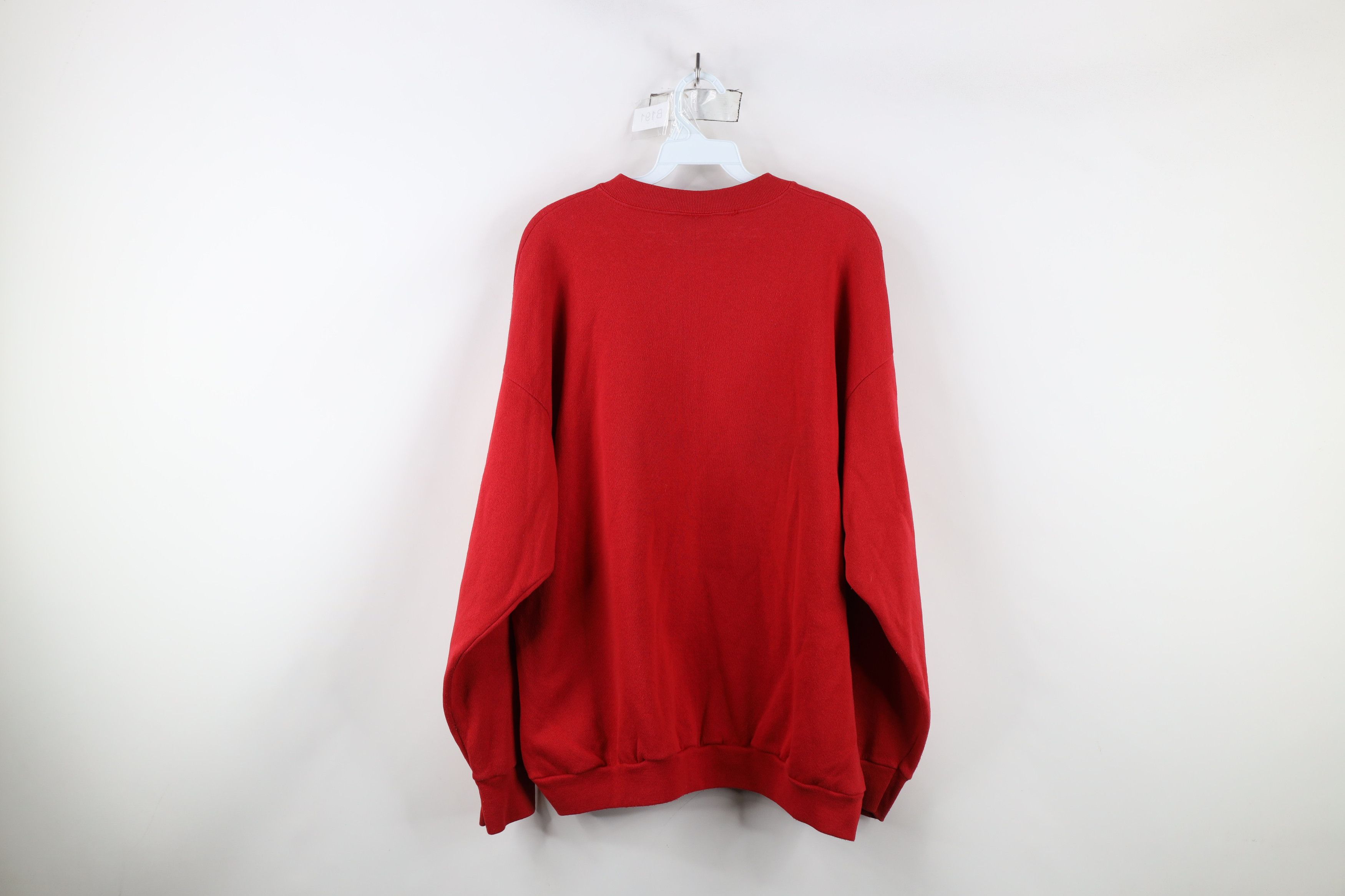 Vintage Vintage 90s Streetwear Peace On Earth Angel Bear Sweatshirt Size XL / US 12-14 / IT 48-50 - 13 Thumbnail
