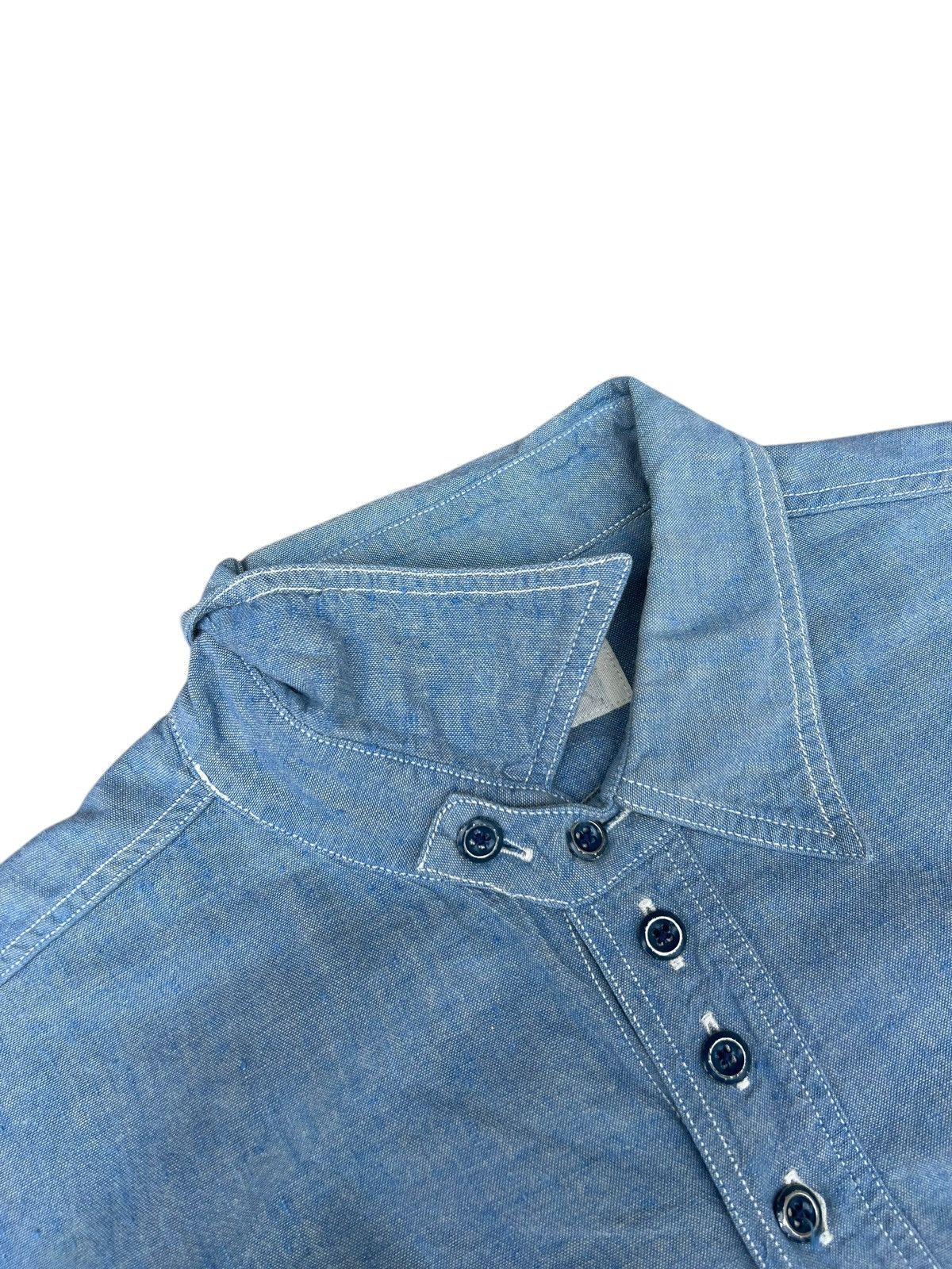 Sugar Cane Sugar Cane Chin Strap Gusset Selvedge Chambray Shirt Size US S / EU 44-46 / 1 - 5 Thumbnail