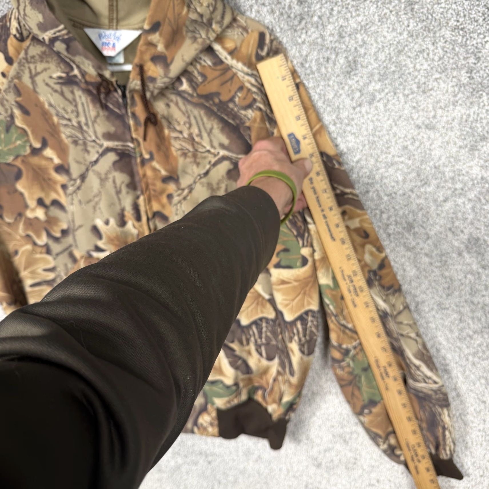 Vintage VINTAGE WestArk Jacket Mens L Brown Camo Hooded Bomber Full Zip USA 90s Nature Outdoor Camouflage Size US L / EU 52-54 / 3 - 3 Thumbnail