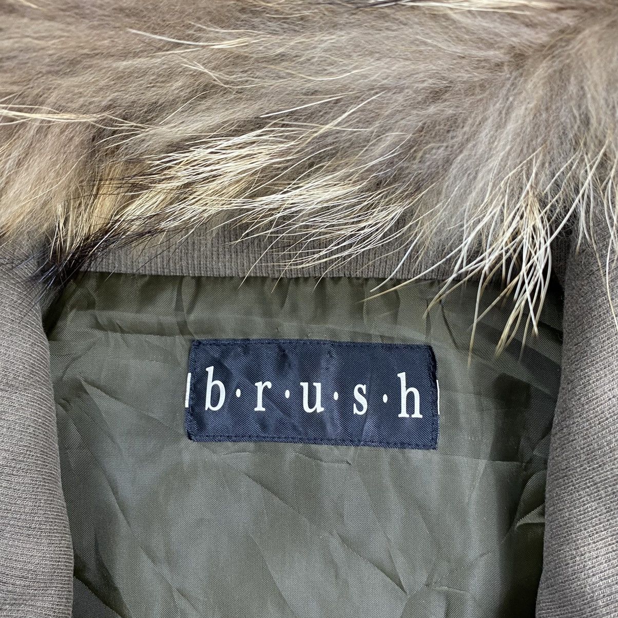 Le Grande Bleu (L.G.B.) 2000s Brush - Apocalypse Style Fur Hoodie Jacket Size US M / EU 48-50 / 2 - 10 Thumbnail