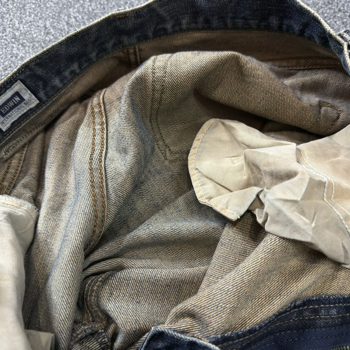 Kapital 🔥🇯🇵 Japanese Vintage 90s Edwin Lot. 403 Rusty Mud Wash Denim Size US 30 / EU 46 - 18 Thumbnail