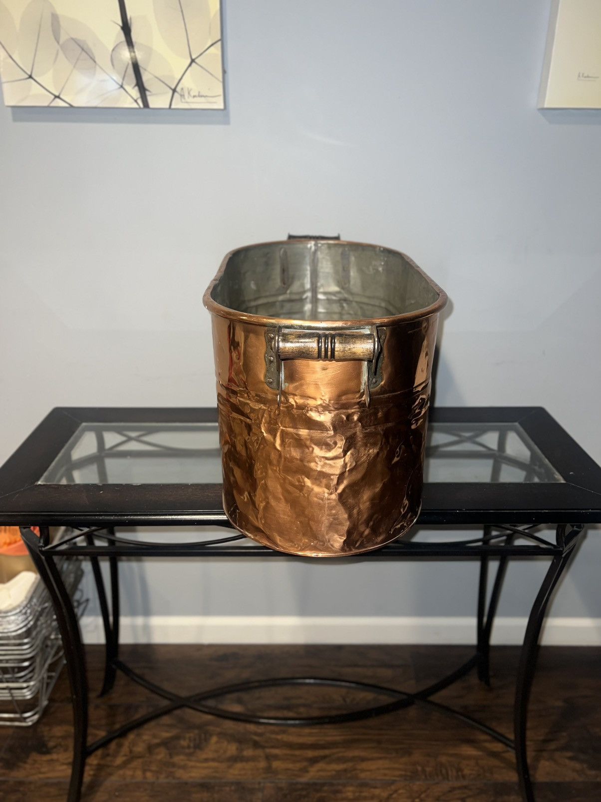 non Copper Storage Bin with Handles Size ONE SIZE - 2 Thumbnail
