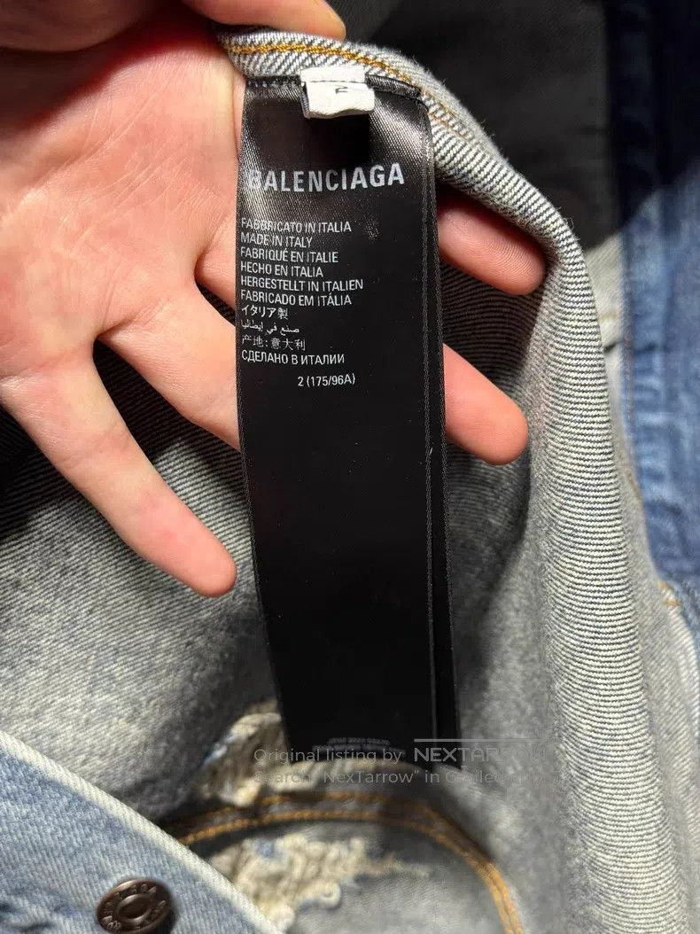 Balenciaga Balenciaga Graffiti Denim Jacket Size US M / EU 48-50 / 2 - 4 Thumbnail