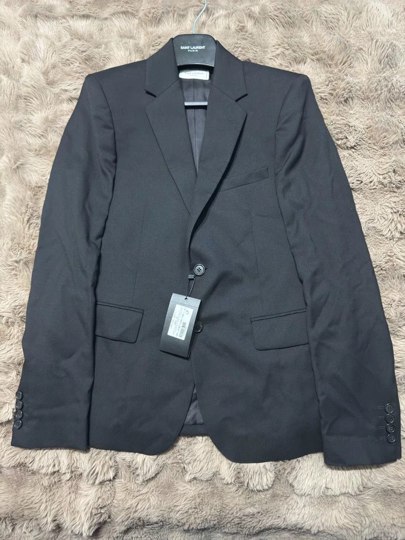 Saint Laurent Paris Saint Laurent Paris Saint Laurent Black Men's Suit Jacket Size US L / EU 52-54 / 3 - 1 Thumbnail