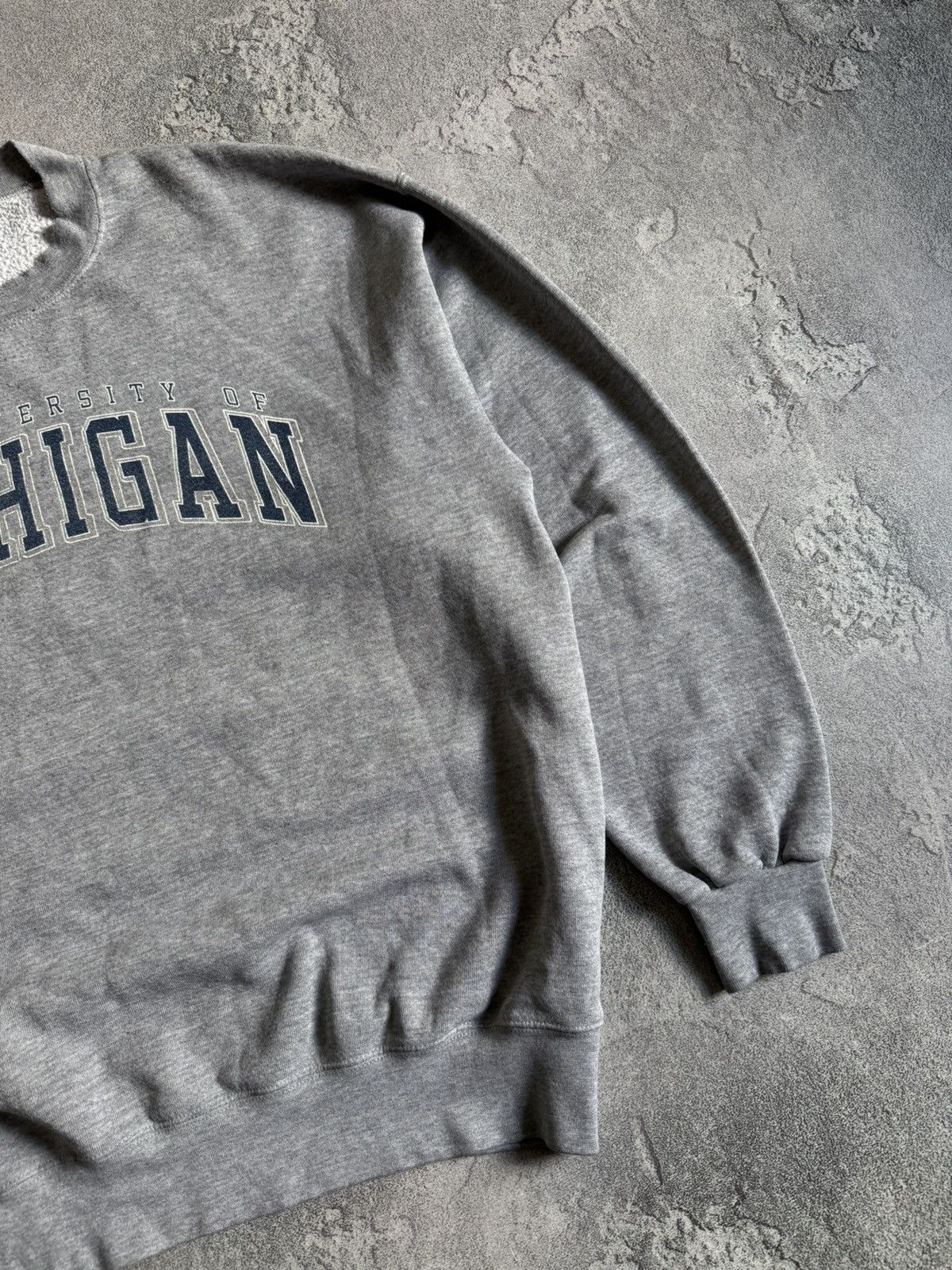 Jansport × Vintage JanSport XL Michigan university thrashed sweatshirt jumper Size US XL / EU 56 / 4 - 12 Thumbnail