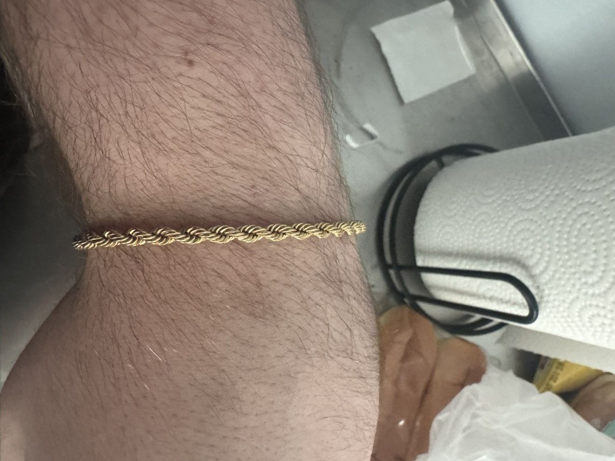 Jewelry 10K YG 8” Rope Bracelet 3.07g Size ONE SIZE - 3 Thumbnail