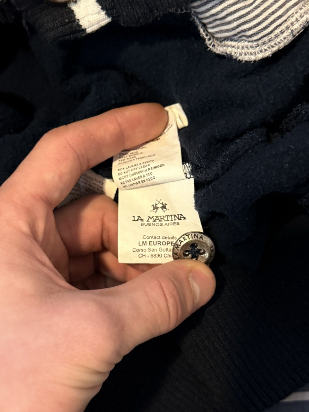 La Martina Vintage La Martina x Maserati Luxury Cardigan Sweater Size US XL / EU 56 / 4 - 9 Thumbnail