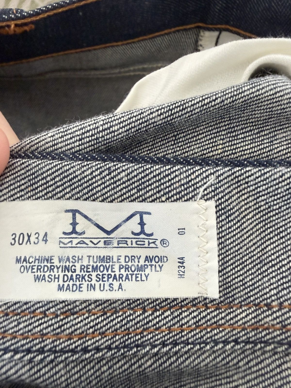 Other Vintage Maverick Bootcut Jeans 32x34 Size US 30 / EU 46 - 3 Thumbnail