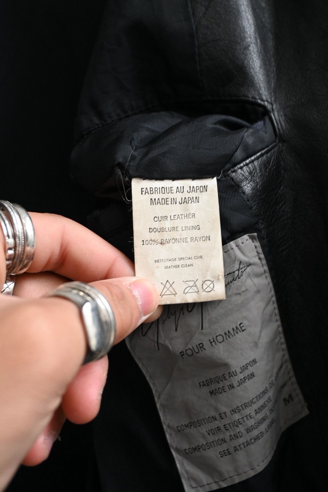 Yohji Yamamoto Yohji Yamamoto Pour Homme AW1997 leather overcoat Size US M / EU 48-50 / 2 - 17 Thumbnail