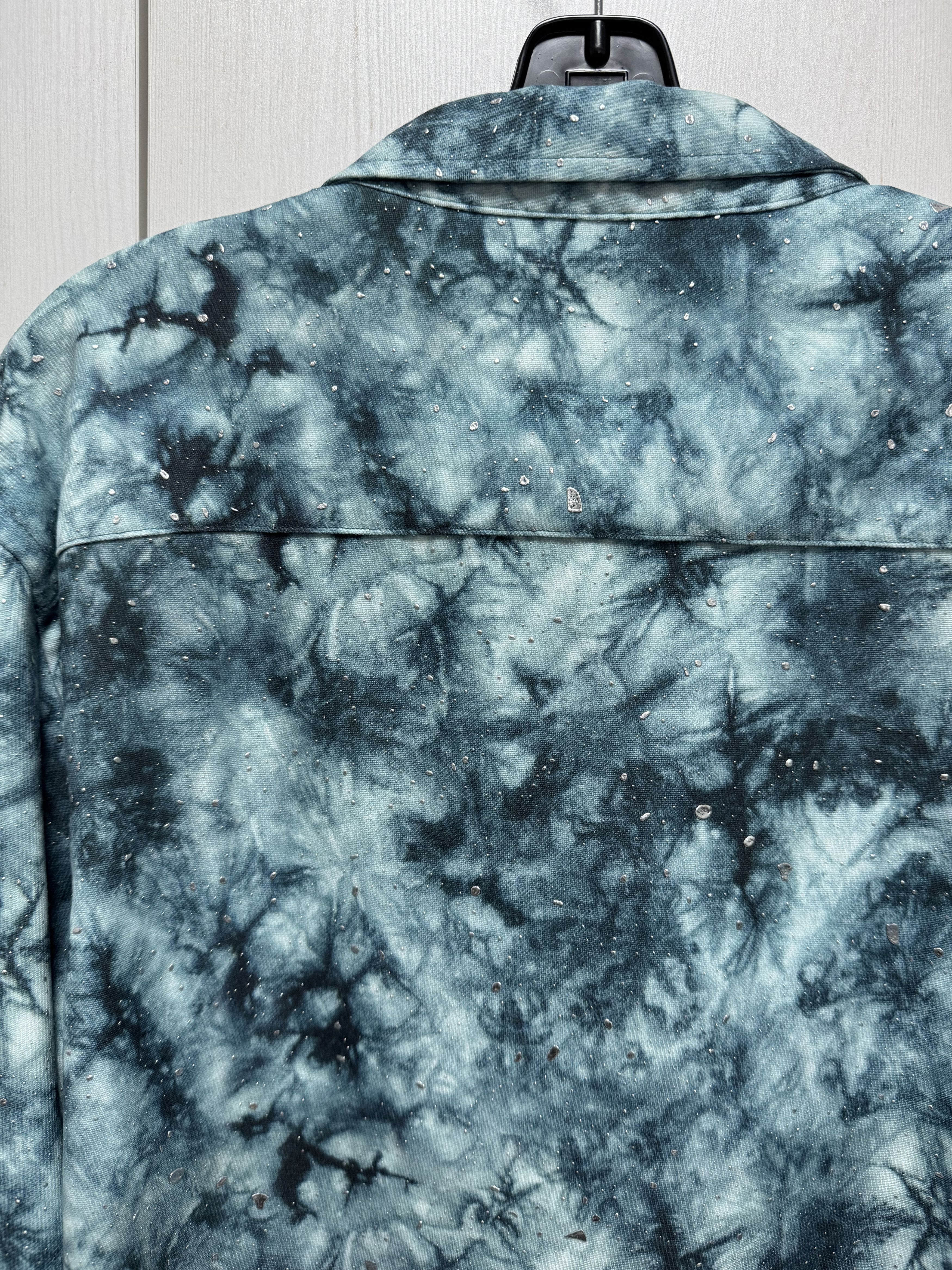 CLOT Clot Jade Tie-Dye Silver Paint Chinese Shirt Sz XL Size US XL / EU 56 / 4 - 5 Thumbnail