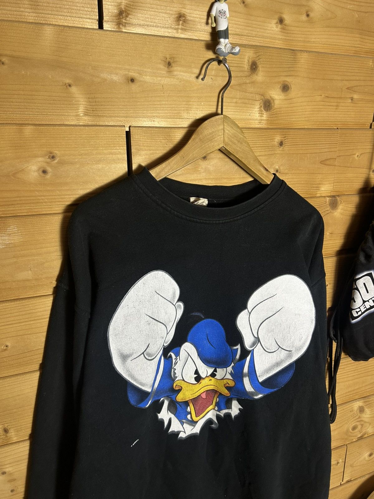 Disney Vintage 90s Disney Donald Duck sweatshirt Size US XL / EU 56 / 4 - 3 Thumbnail