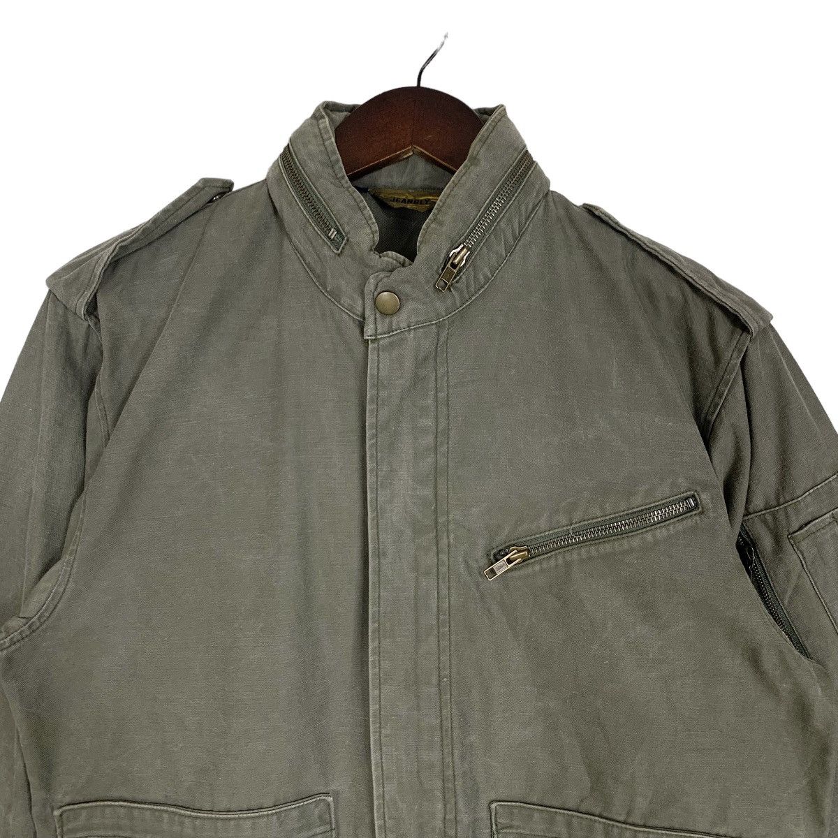 Japanese Brand Vintage Jeansly Military Style Jacket Size M Size US M / EU 48-50 / 2 - 3 Thumbnail