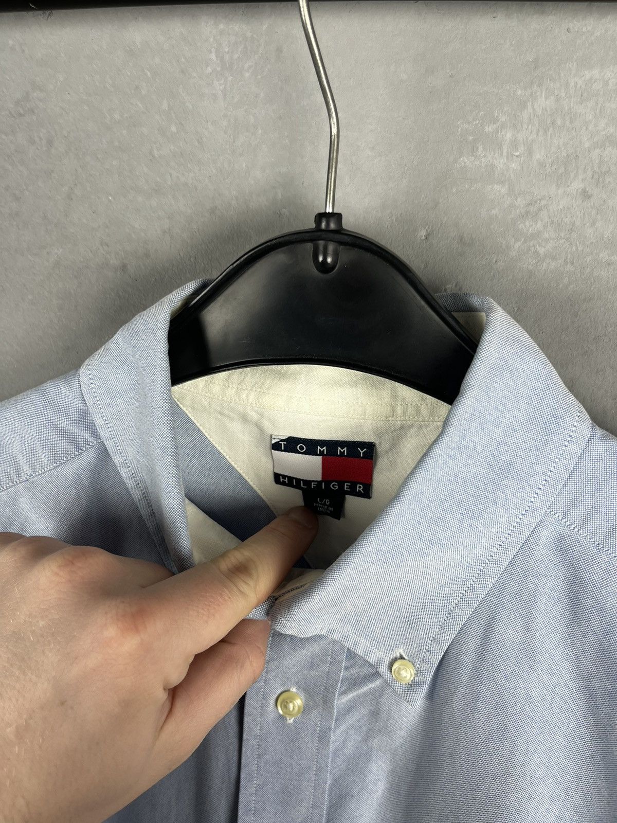 Tommy Hilfiger × Vintage Tommy Hilfiger vintage shirt Size US L / EU 52-54 / 3 - 3 Thumbnail