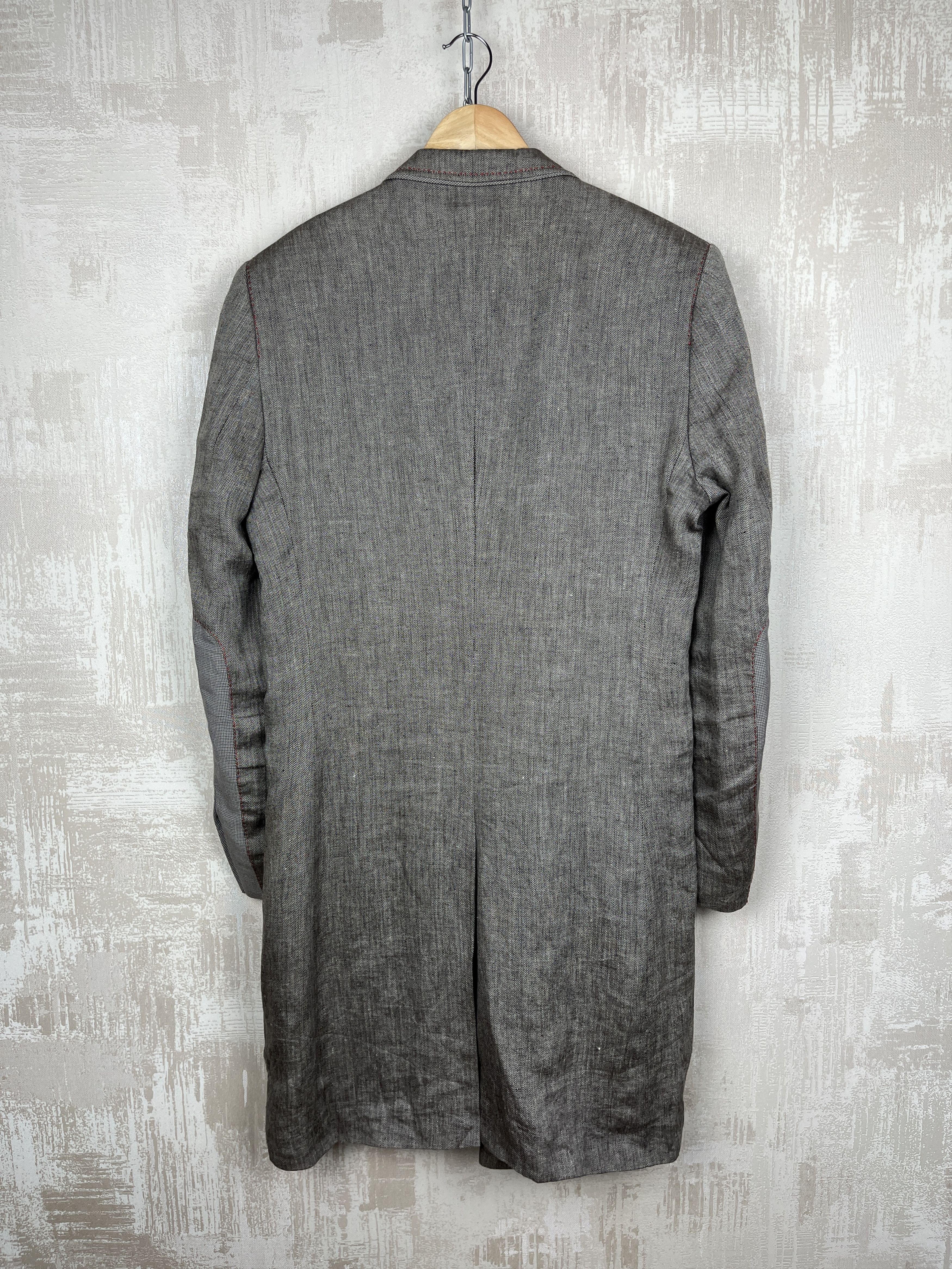 Other UK Holland Esquire Linen Long Blazer Coat Hand Customised Size US M / EU 48-50 / 2 - 16 Thumbnail