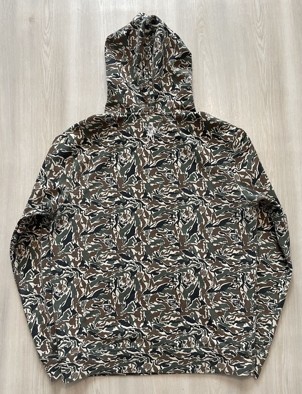 Billionaire Boys Club Billionaire Boys Club Camo Arch Logo Pullover Hoodie Sz L Size US L / EU 52-54 / 3 - 6 Thumbnail