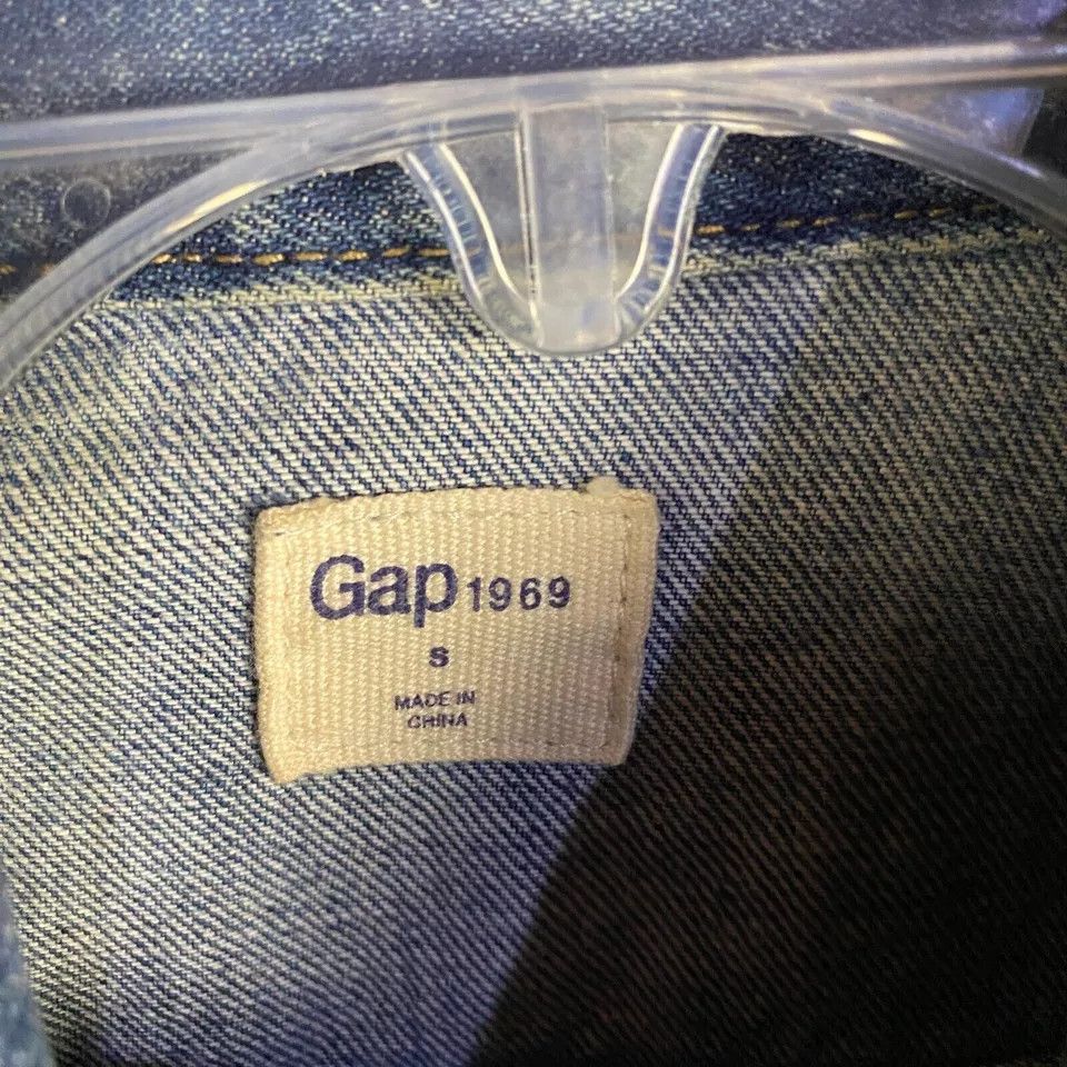 Gap Gap 1969 Denim Jacket Women's Small 100% Cotton Adults S Size S / US 4 / IT 40 - 3 Thumbnail