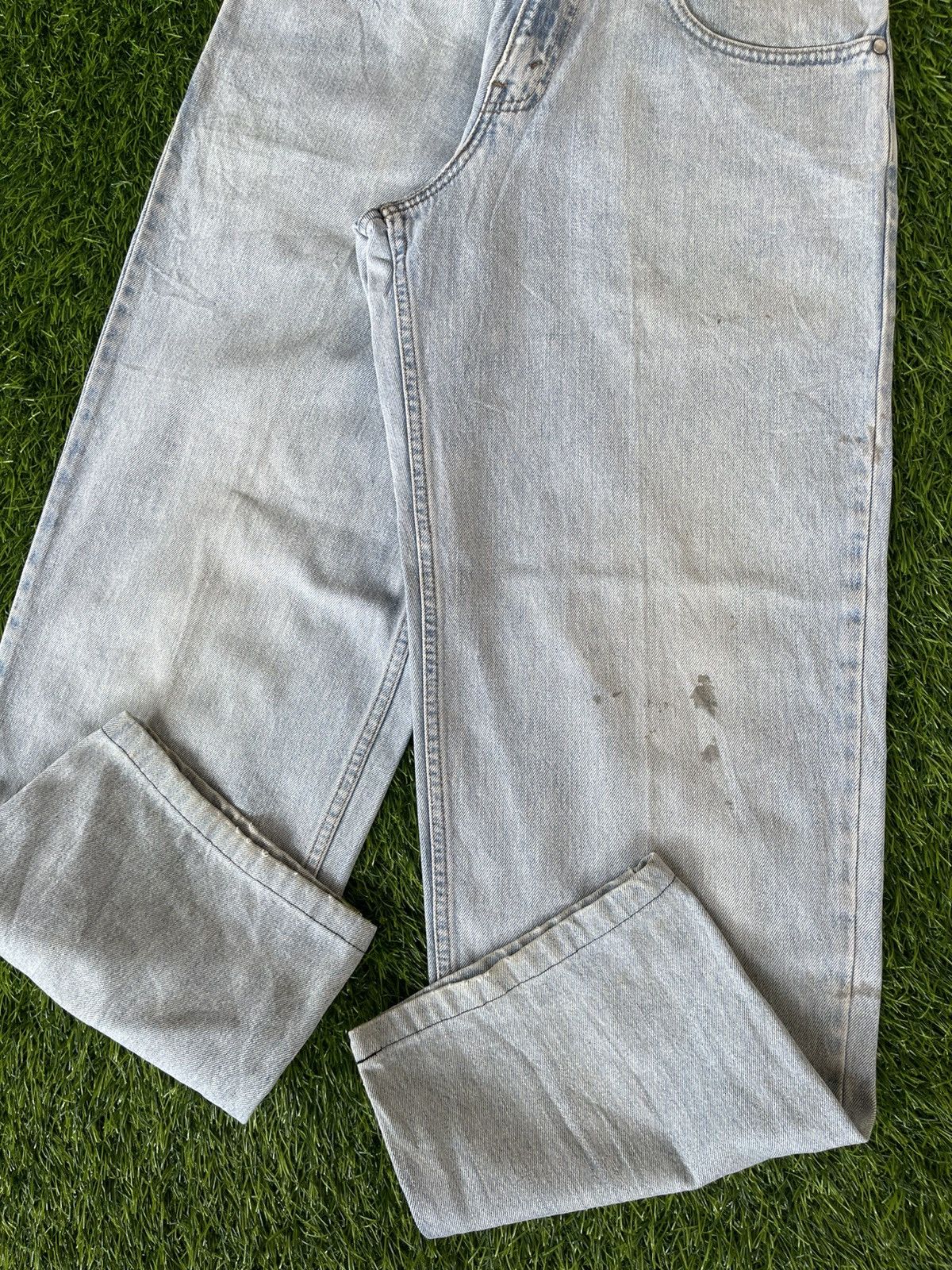 Levi's Vintage’90s🔥LEVI’S SILVERTAB🔥WASHED Denim BAGGY JEANS Size US 31 - 7 Thumbnail
