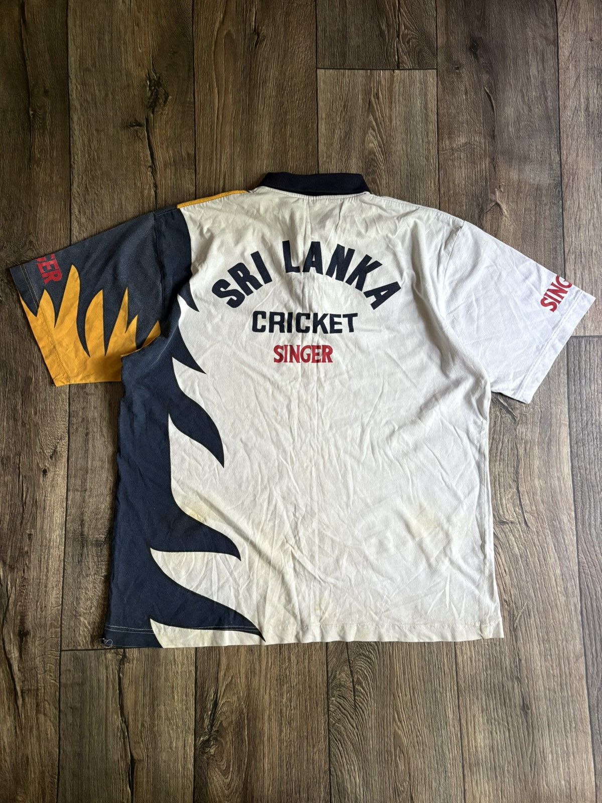 Vintage Vintage 90s Sri Lanka Singer Cricket National Team Jersey Size US L / EU 52-54 / 3 - 9 Thumbnail