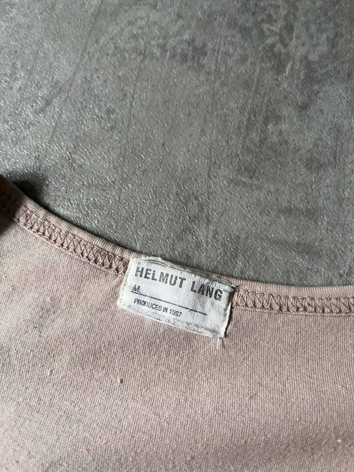 Helmut Lang Archival Helmut Lang 1997 Maria T-shirt beige Size US M / EU 48-50 / 2 - 3 Thumbnail