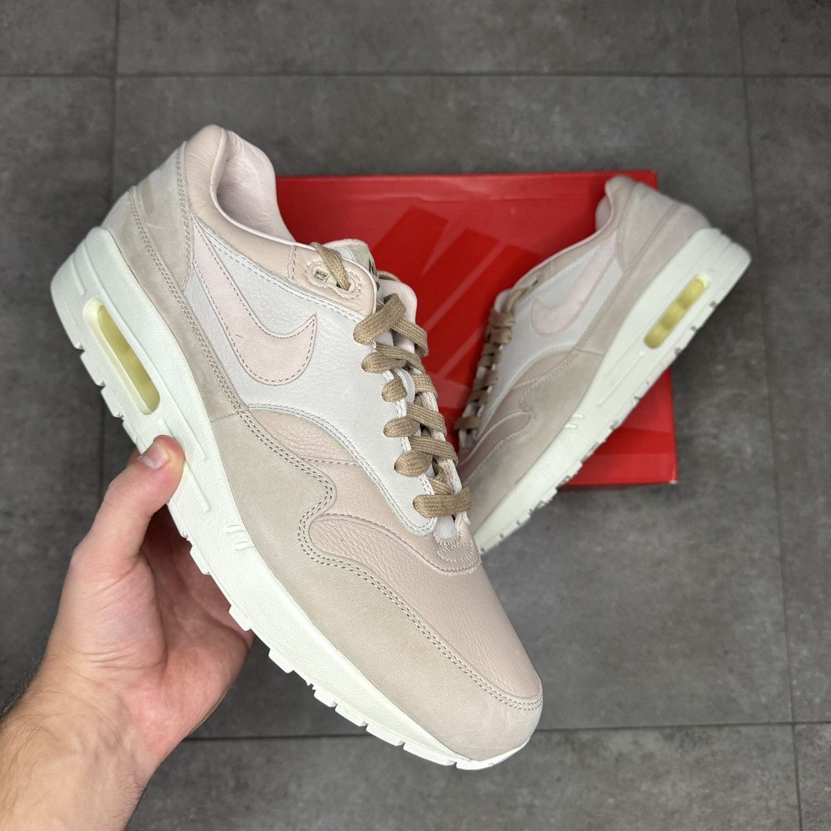 Nike Nike Air Max 1 Pinnacle Sand Premium Size US 12 / EU 45 - 1 Thumbnail