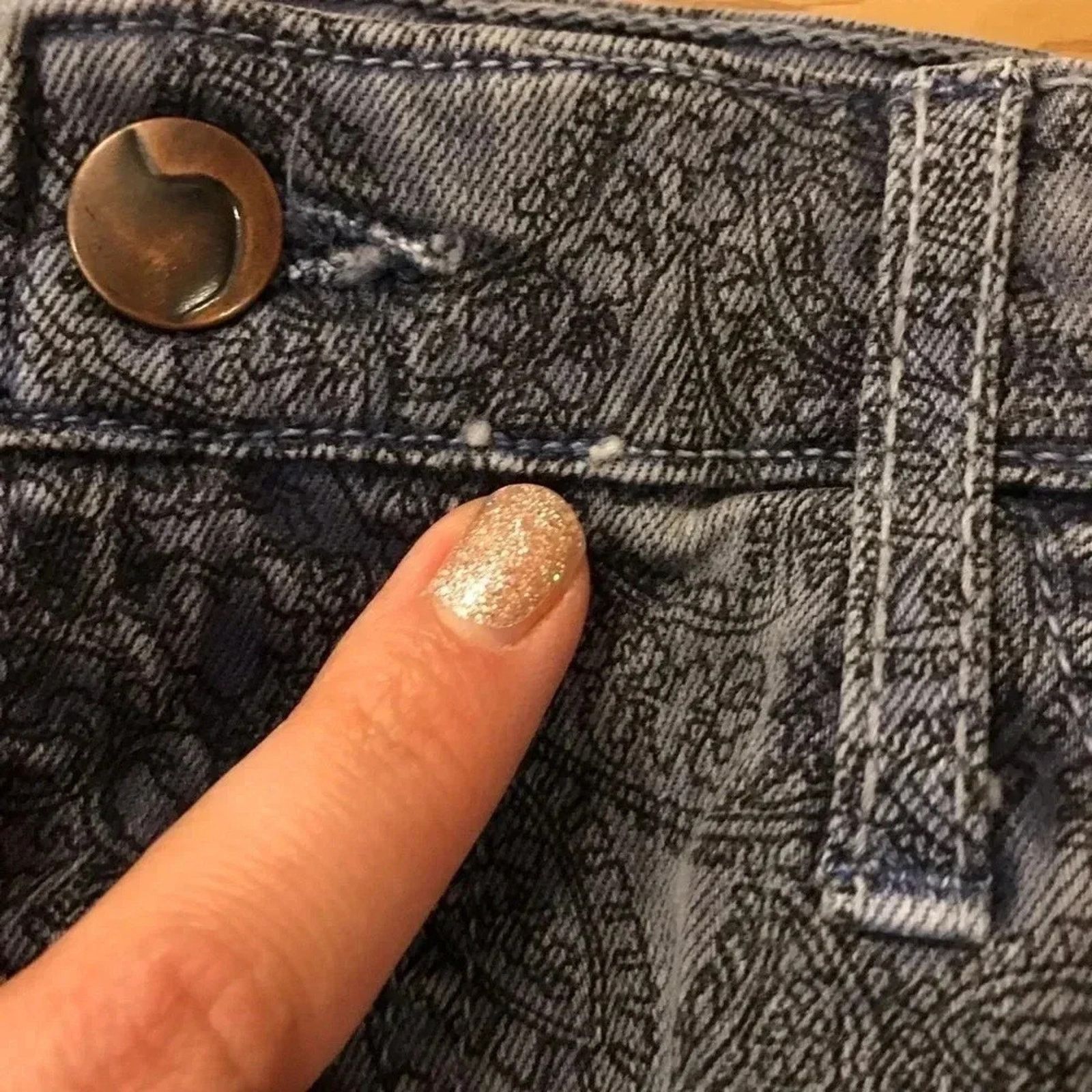 Other Joe's Jeans High Water Skinny Jeans Paisley Faded Size 28 Size 28" / US 6 / IT 42 - 11 Thumbnail