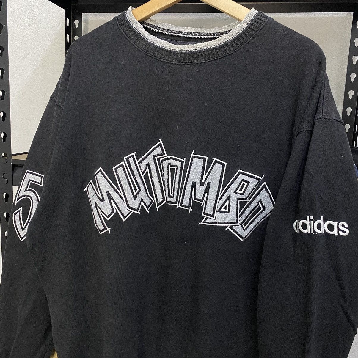 Adidas × Vintage Vintage Adidas Mutombo Embroidery Sweatshirt Crewneck❗️ Size US L / EU 52-54 / 3 - 5 Thumbnail