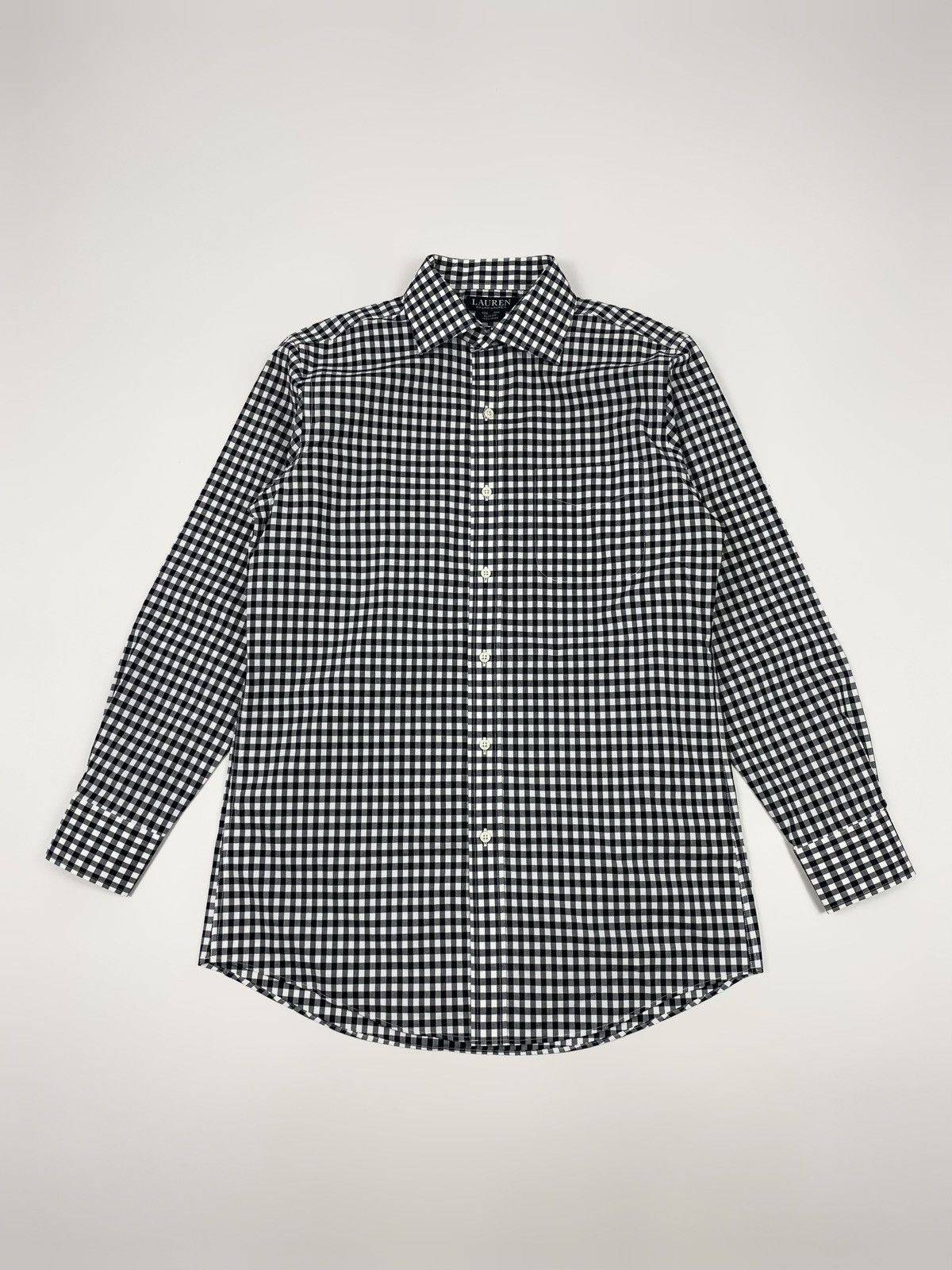 Lauren Ralph Lauren Lauren Ralph Lauren Gingham Check Slim Fit Non Iron Shirt Size US M / EU 48-50 / 2 - 1 Thumbnail