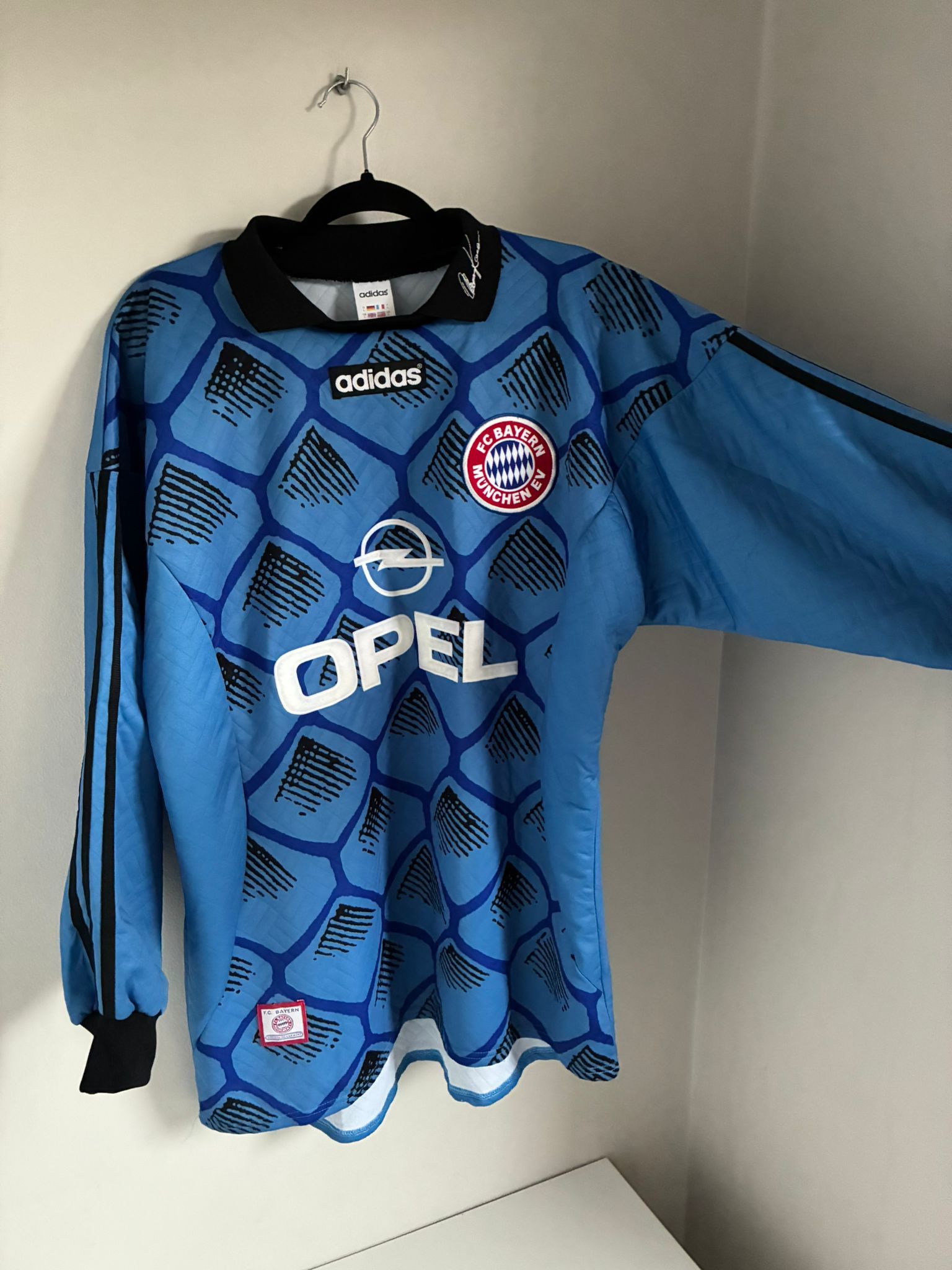 Adidas Vintage Jersey adidas Bayern München Oliver Kahn 90 football Size US L / EU 52-54 / 3 - 2 Thumbnail