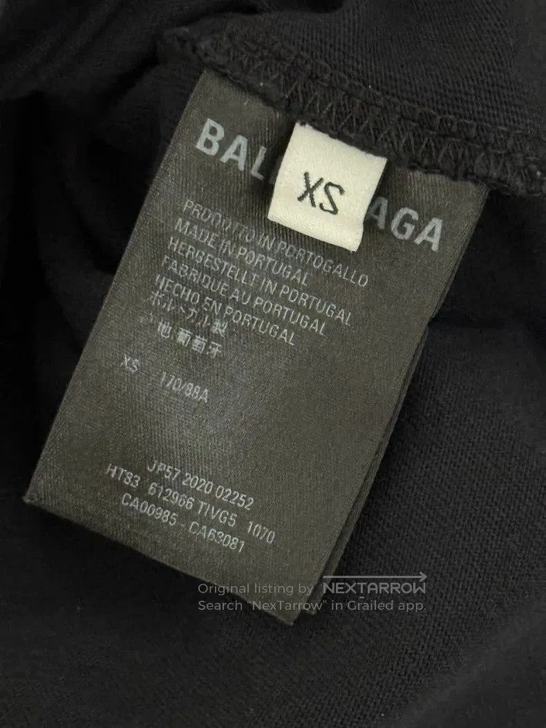Balenciaga Balenciaga Black Short Sleeve Logo T-Shirt. Size US XS / EU 42 / 0 - 4 Thumbnail