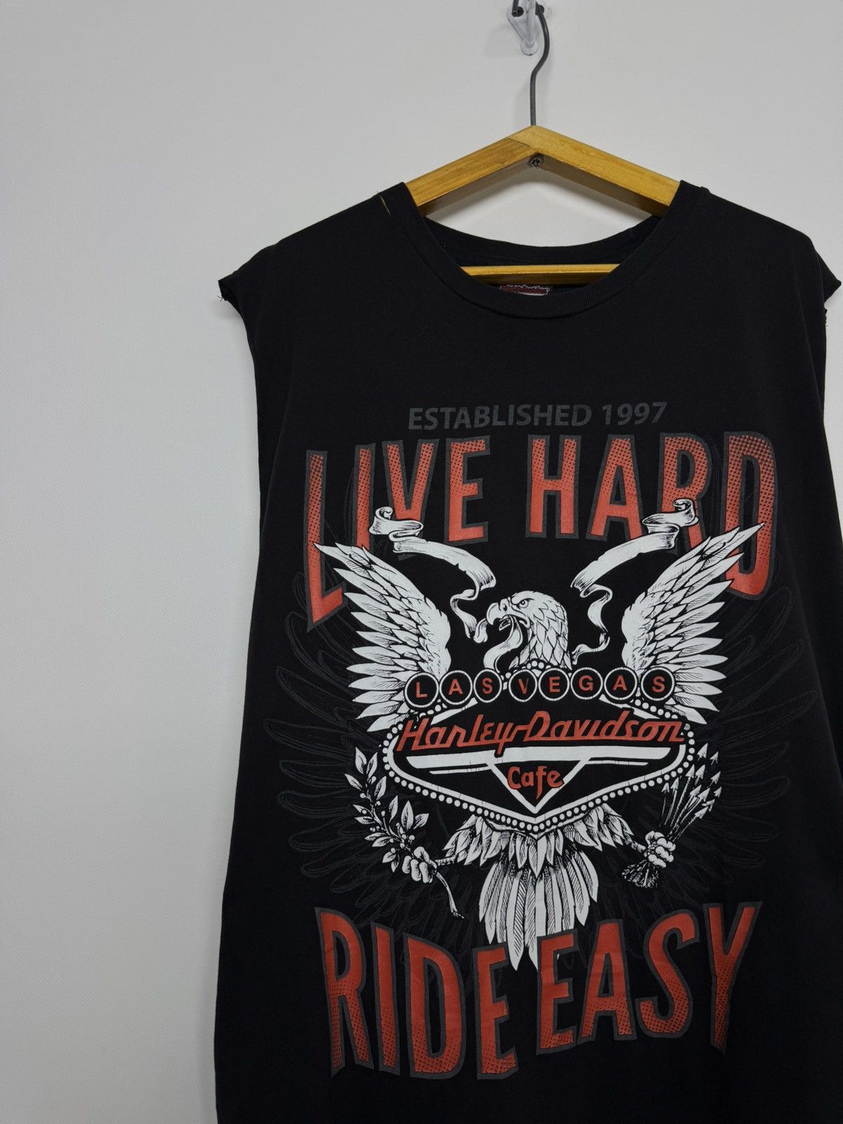 Harley Davidson HARLEY DAVIDSON Motorcycles LAS VEGAS Bike Singlet Tank Top Size US XXL / EU 58 / 5 - 8 Thumbnail