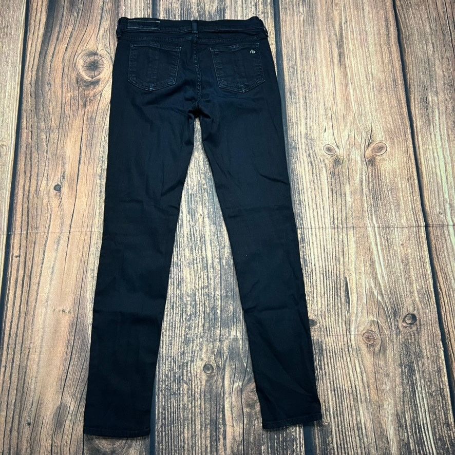Rag & Bone Rag & Bone Women's Skinny Jeans Size 26 Black Stretch Size 26" / US 2 / IT 38 - 4 Thumbnail