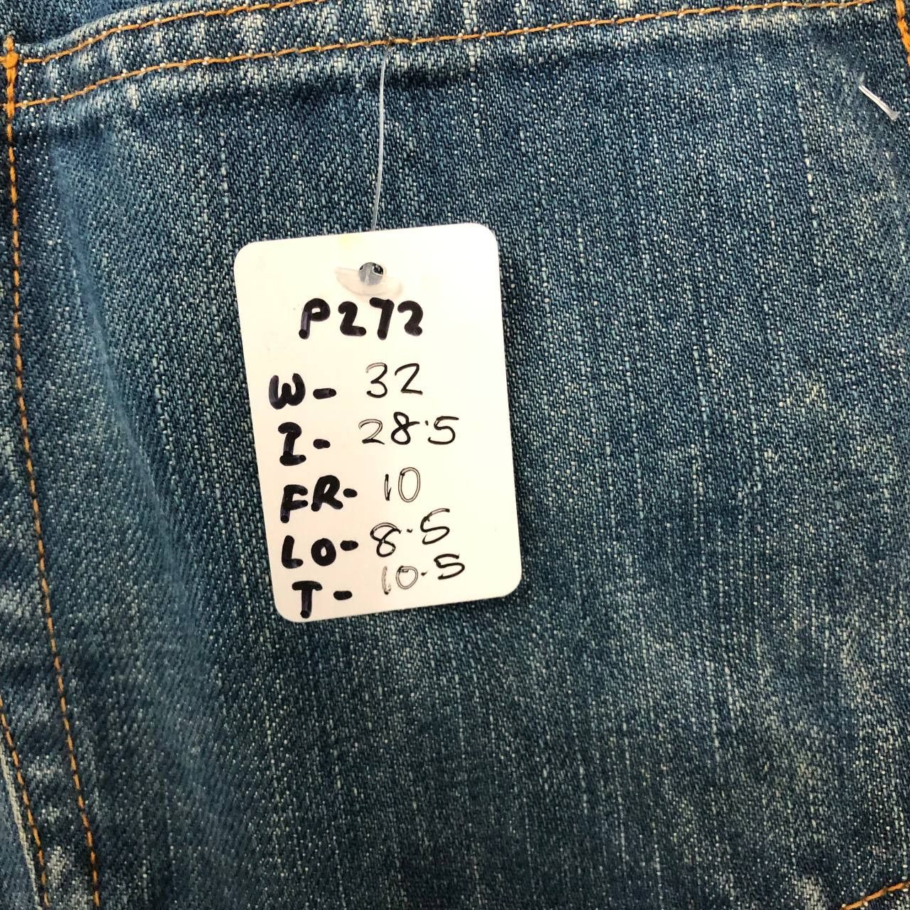 45rpm × Japanese Brand P272 VTG 45rpm made in japan SELVEDGE DENIM Size US 32 / EU 48 - 12 Thumbnail