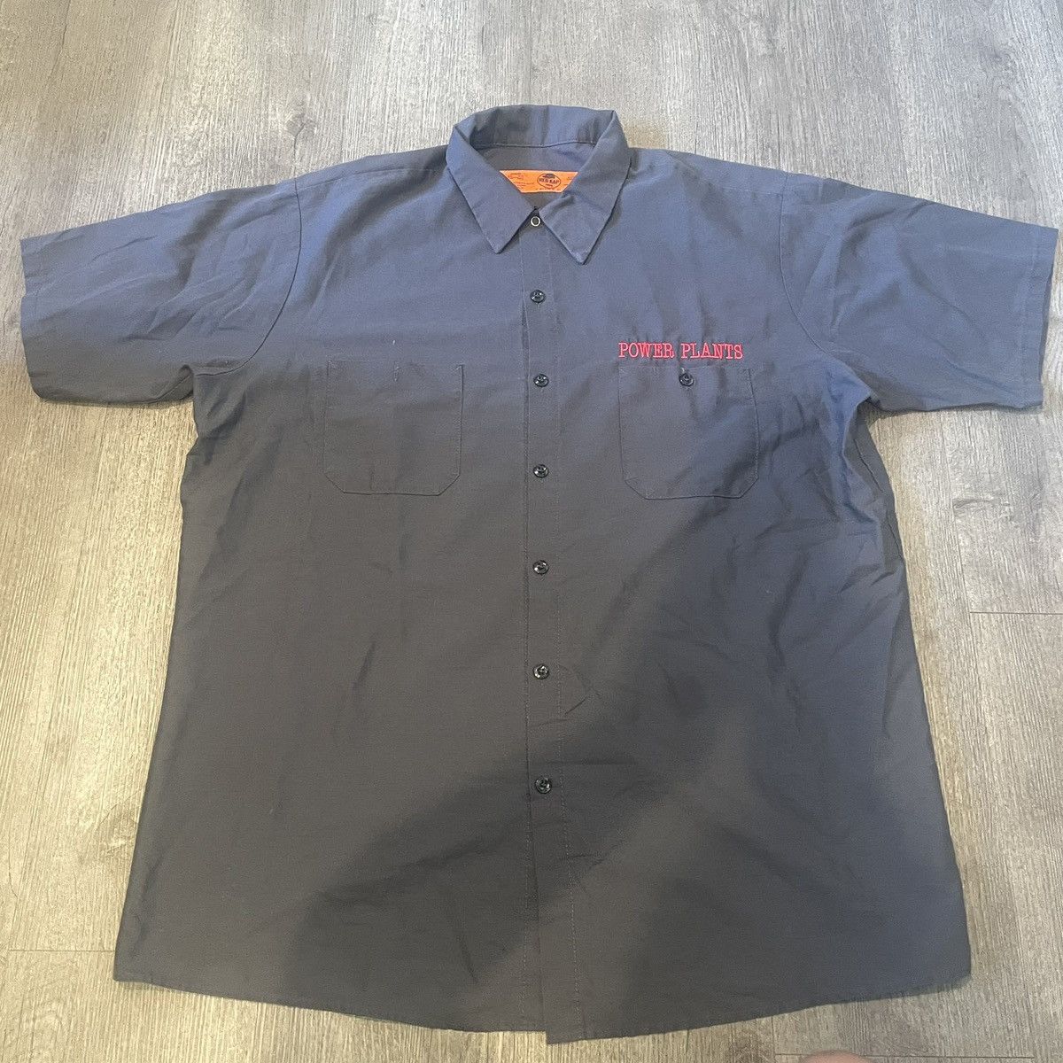 Vintage Vintage Red Kap Power Plant Button Up Size US XL / EU 56 / 4 - 1 Thumbnail