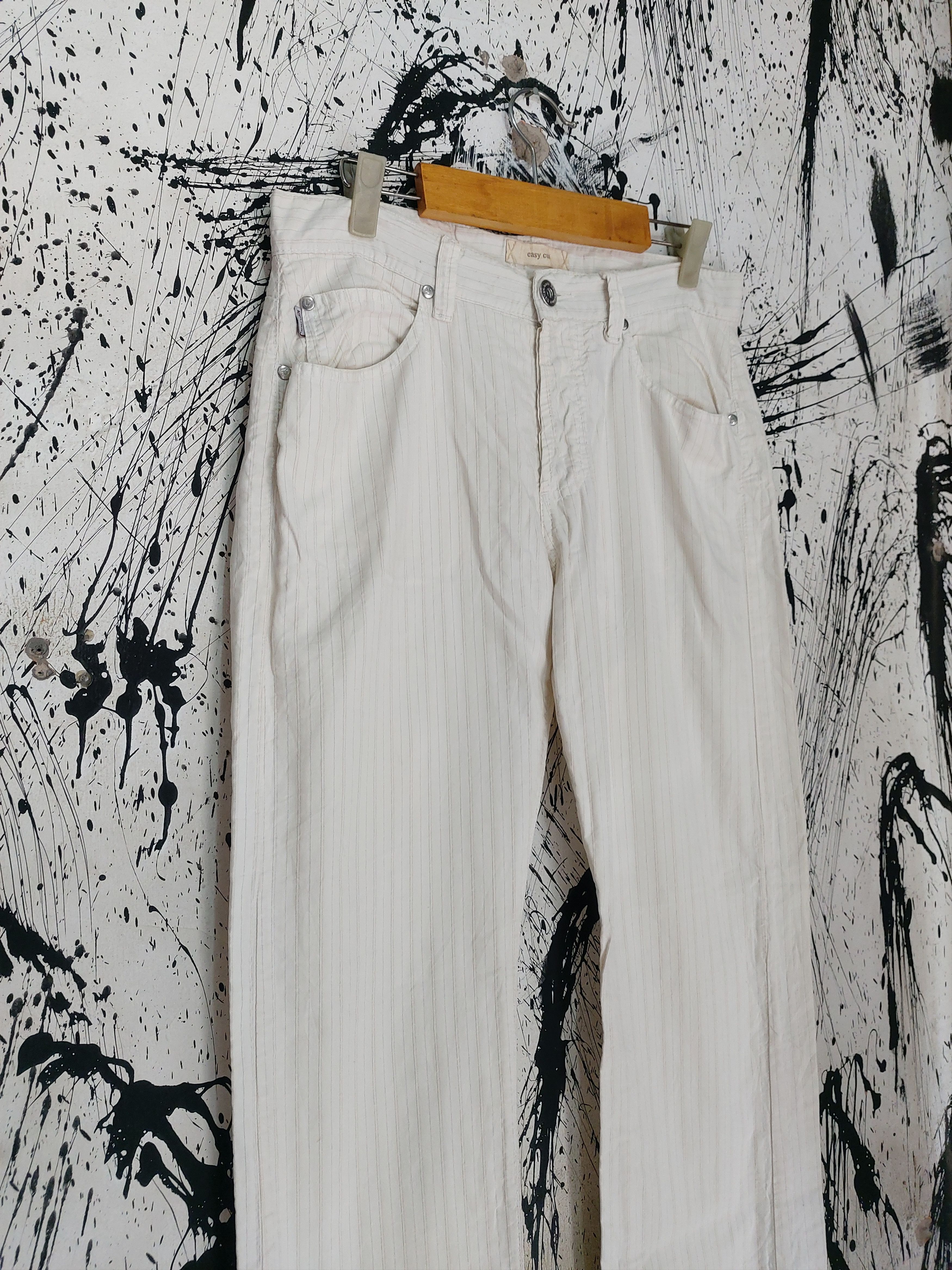 Kenzo 80'S KENZO HOME CASUAL STRIPE TROUSER PANTS Size US 33 - 2 Thumbnail
