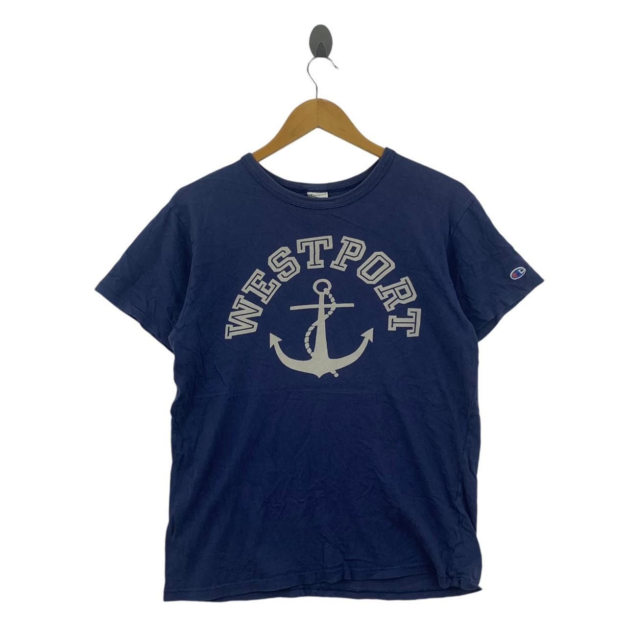 Champion Vintage CHAMPION x WESTPORT UNIVERSITY Tee Shirt Size L / US 10 / IT 46 - 1 Thumbnail