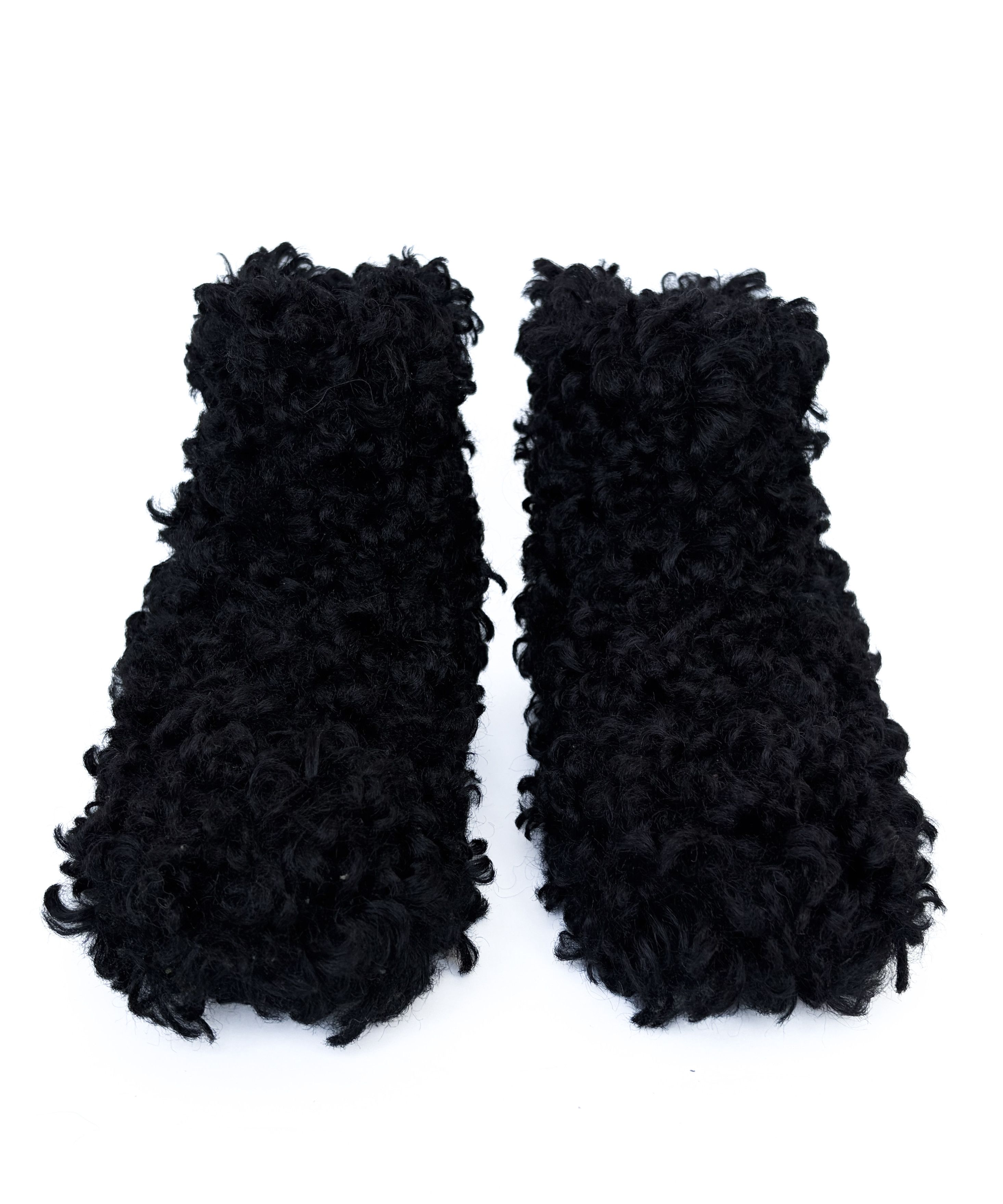 Miu Miu MIU MIU Boots Faux Fur Shoes Ankle Black PRADA Size 37 Size US 7 / IT 37 - 4 Thumbnail