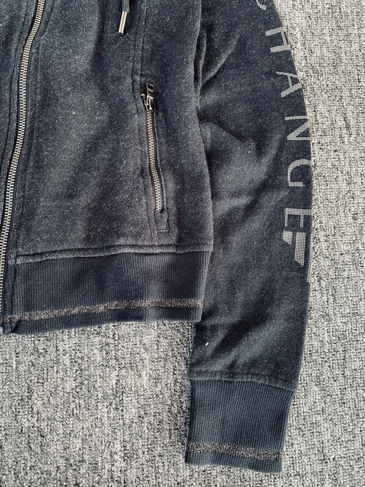 Armani Exchange Armani Exchange Assymmetric Zip Poem Sleeve Jacket Hoodie Size S / US 4 / IT 40 - 8 Thumbnail