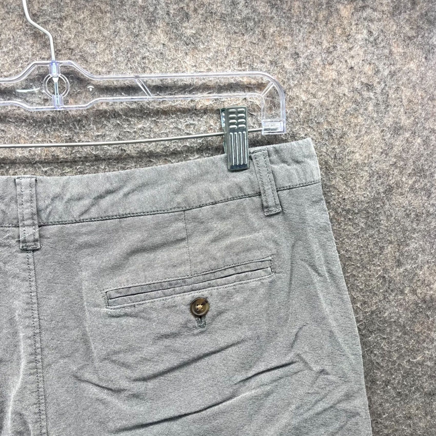 Bonobos Bonobos Shorts Men 33 Gray Cotton Flat Front Casual Chino Golf Golfer Stretch Size US 33 - 6 Thumbnail