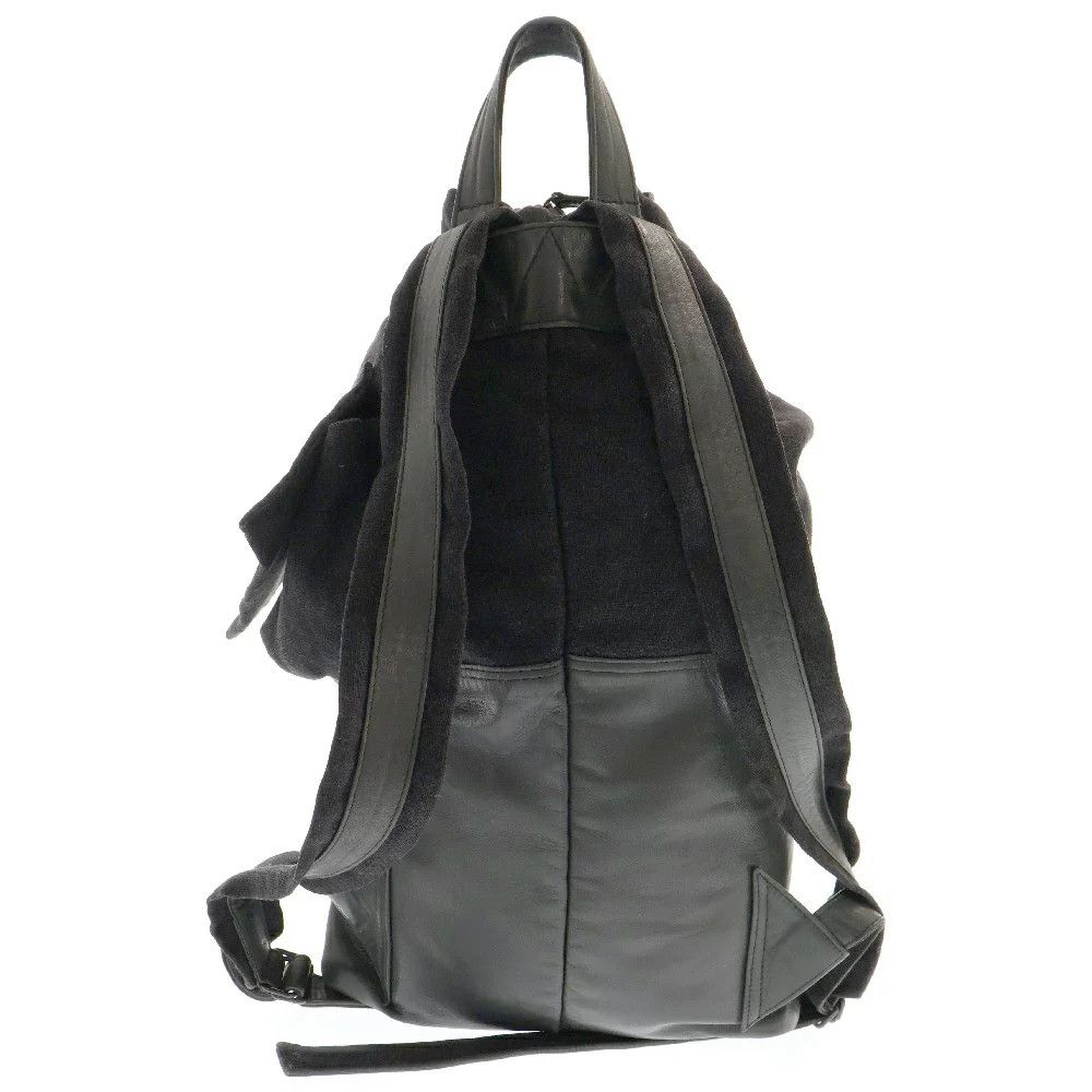 Yohji Yamamoto Yohji Yamamoto leather switching rucksack Size ONE SIZE - 2 Thumbnail