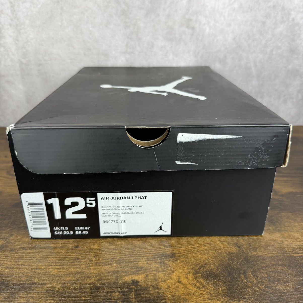 Jordan Brand NEW Air Jordan 1 Retro Phat Court Purple 364770-018 Men’s OG Size US 12.5 / EU 45-46 - 11 Thumbnail