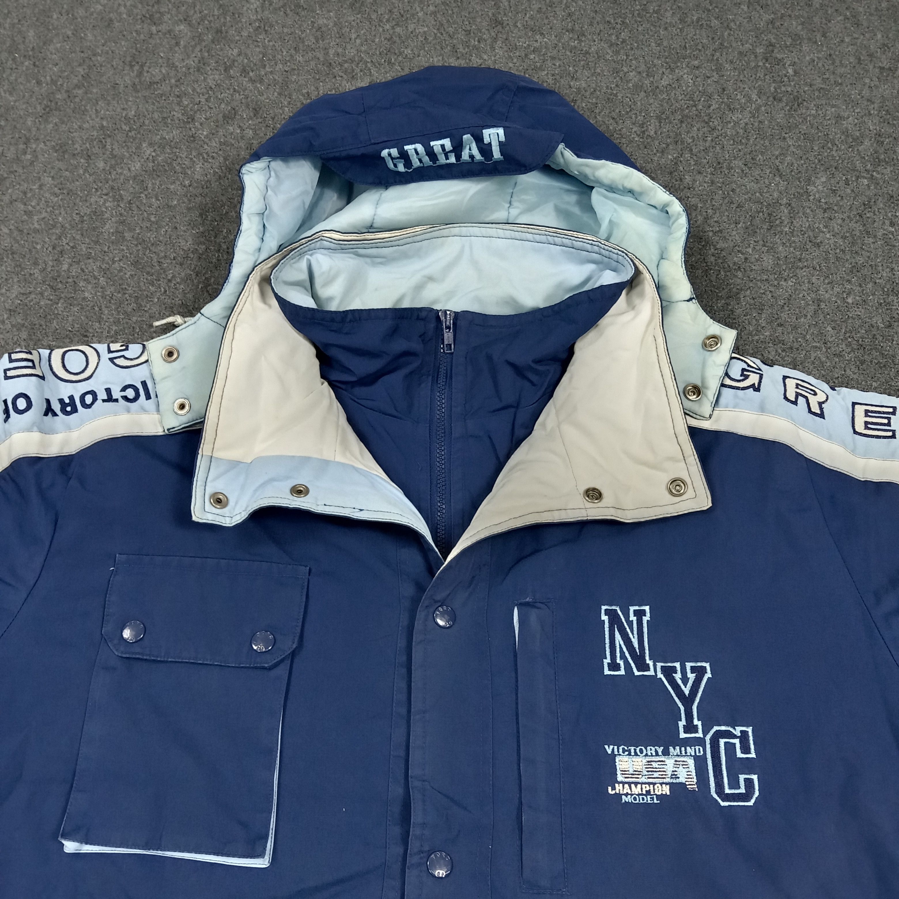 Vintage 90s GQford Club Team Sport USA Outdoor Jacket C284N4 Size US L / EU 52-54 / 3 - 5 Thumbnail